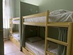Кровать в 5- местном общем номере в Чехов