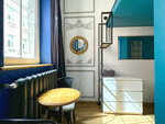 Двухуровневый номер с собственной ванной комнатой “Антон Палыч” в BookCase Hotel&Hostel