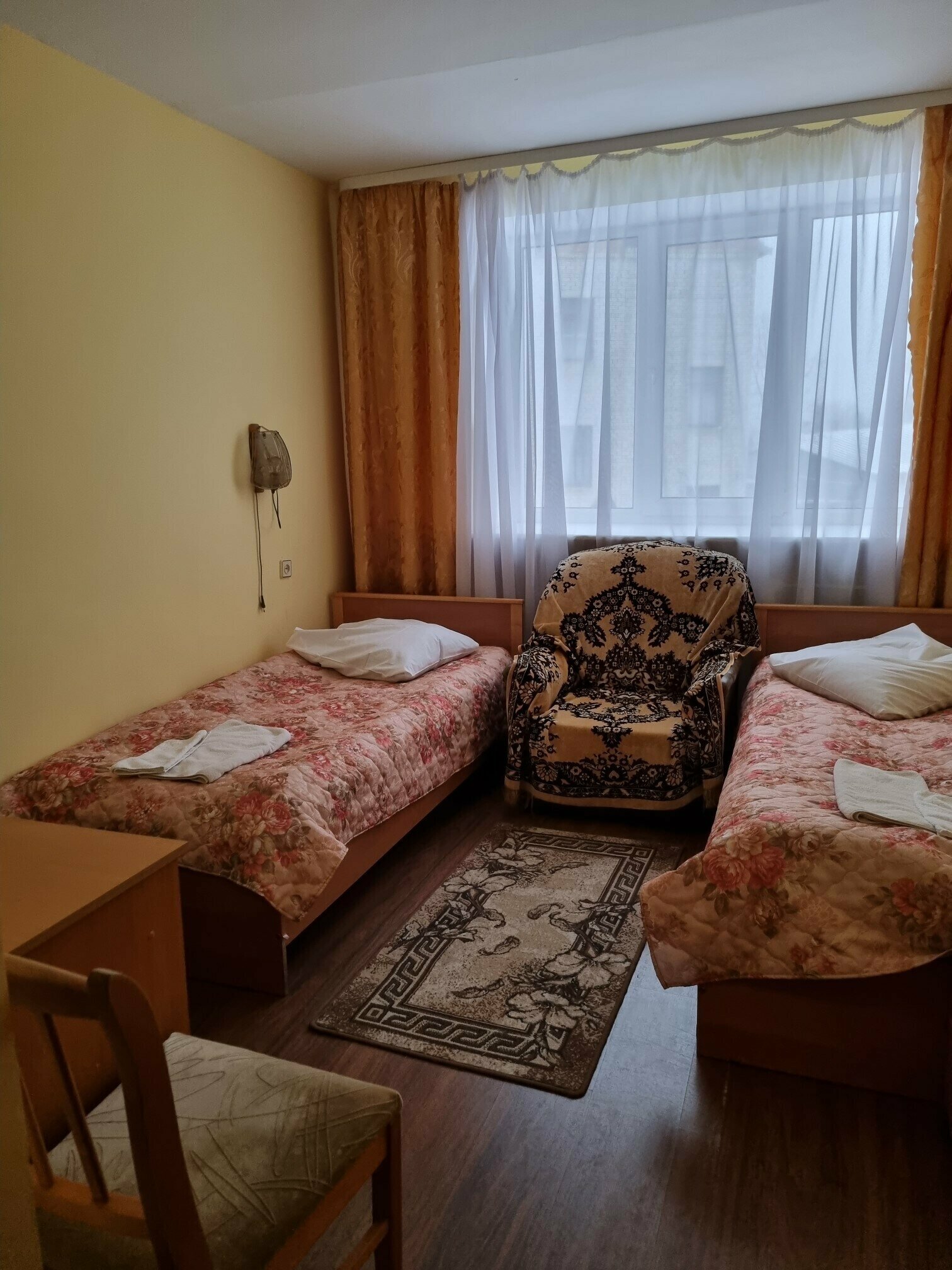 Двухместный номер с 2 отдельными кроватями и ванной