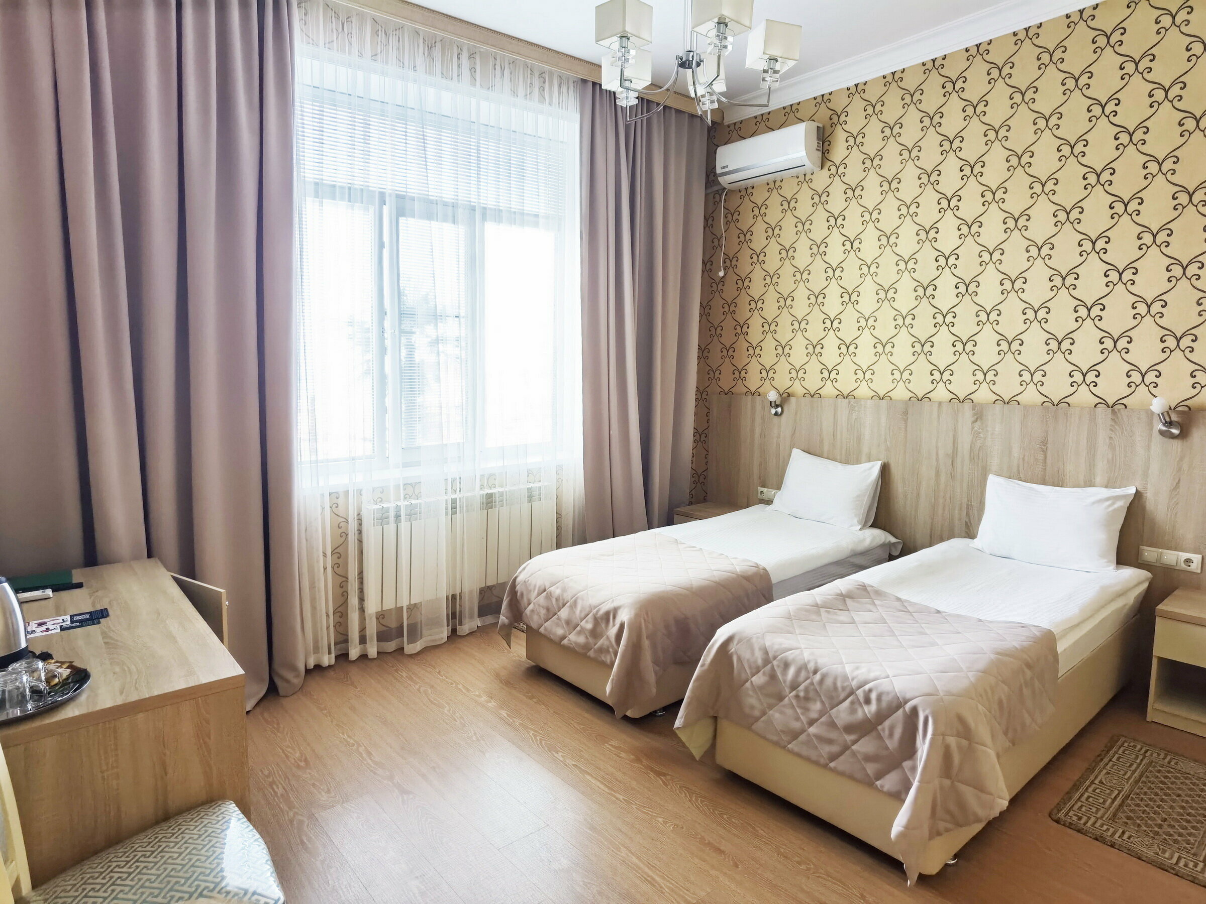 Двухместный номер с 2 отдельными кроватями, вид на город