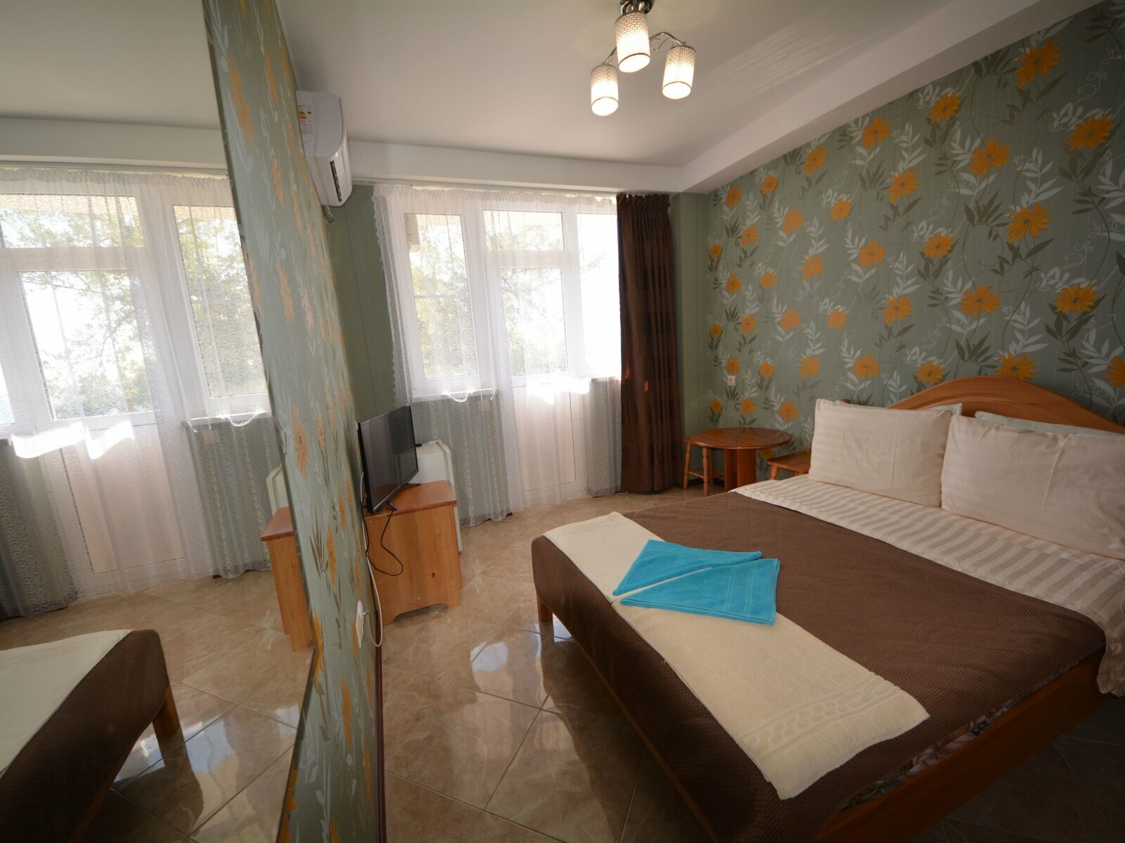 Двухместный номер Делюкс с 1 кроватью и балконом, вид на море