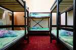 Кровать в общем 6-местном номере в Вежливый лось