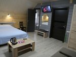 Двухместный номер Делюкс с 1 кроватью или 2 отдельными кроватями и балконом в Парк Отель Манжерок