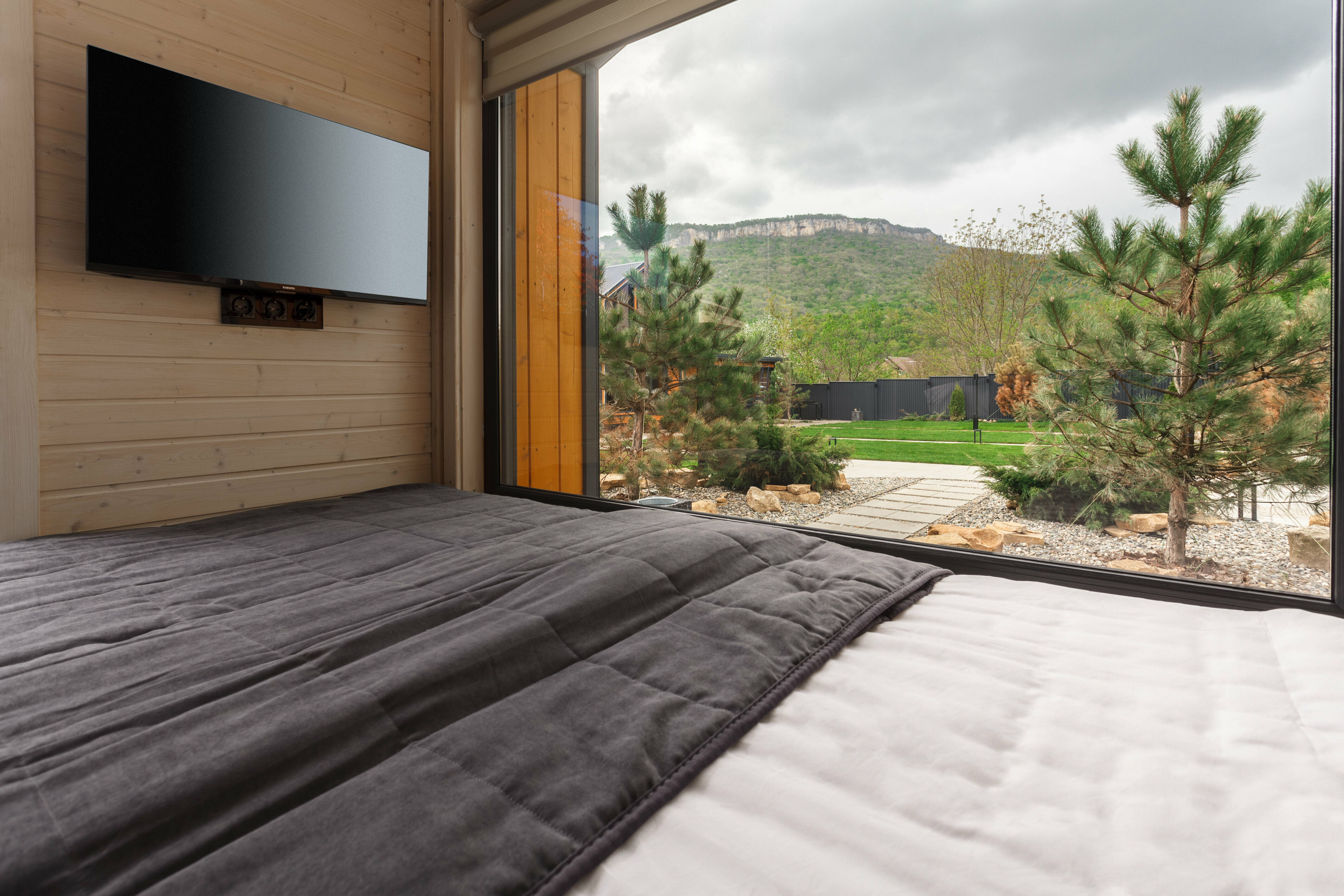 Двухместный номер с 1 кроватью и видом на горы