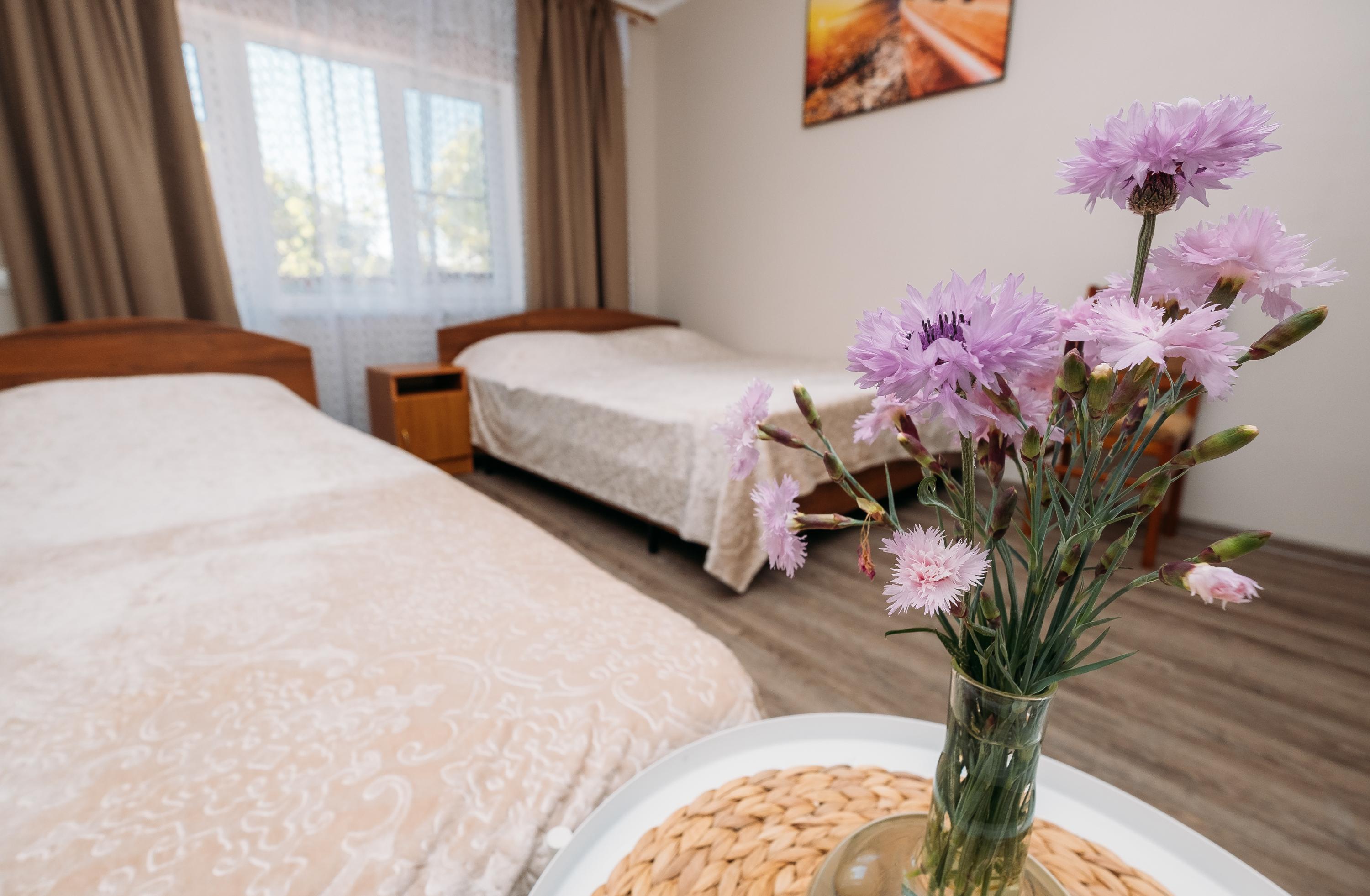 Стандартный двухместный номер с 1 кроватью или 2 отдельными кроватями и балконом