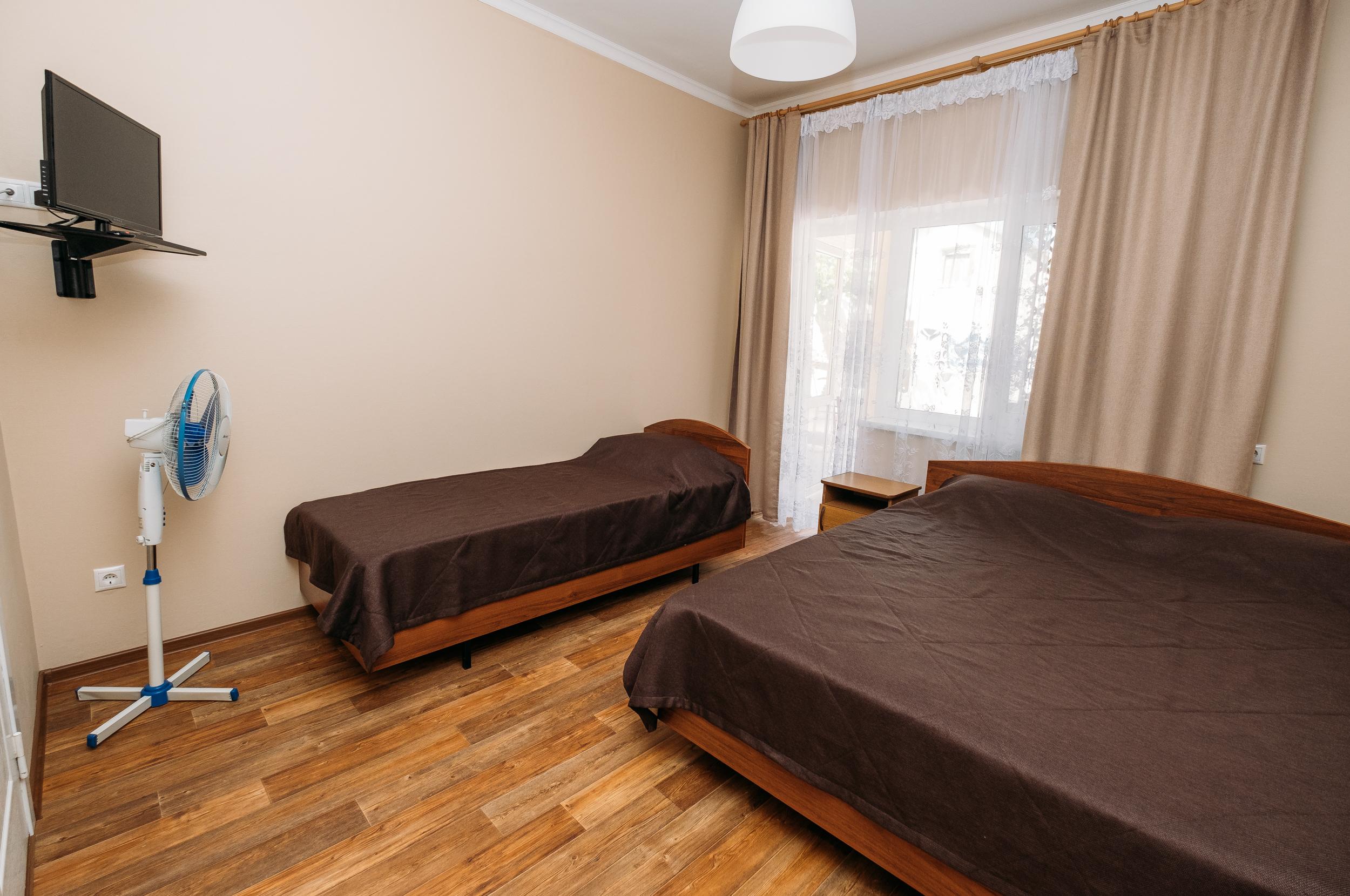 Двухместный номер эконом-класса с 1 кроватью или 2 отдельными кроватями