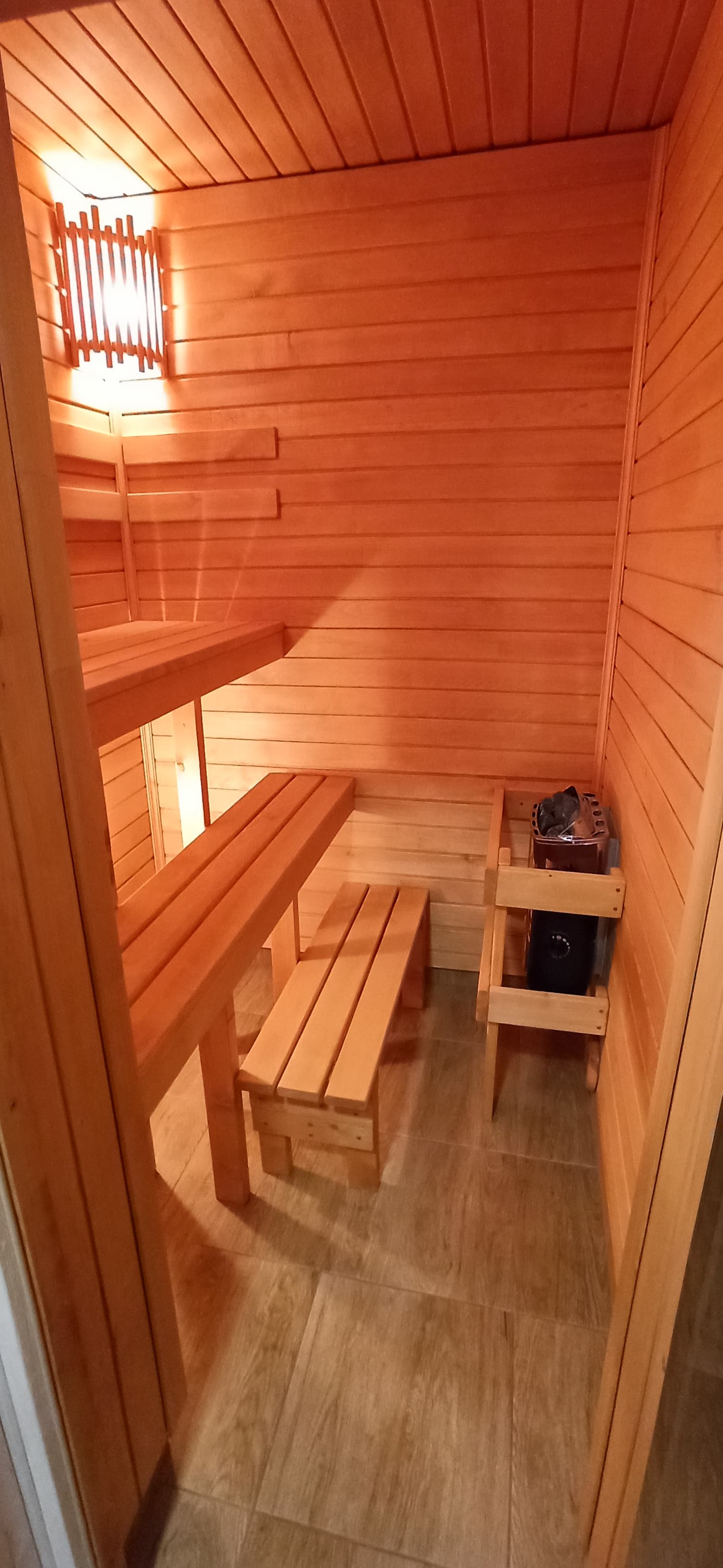 Коттедж с сауной с видом на озеро