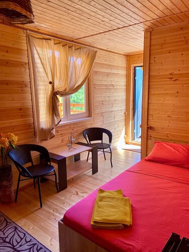 Семейный номер с видом на море в Дельфин