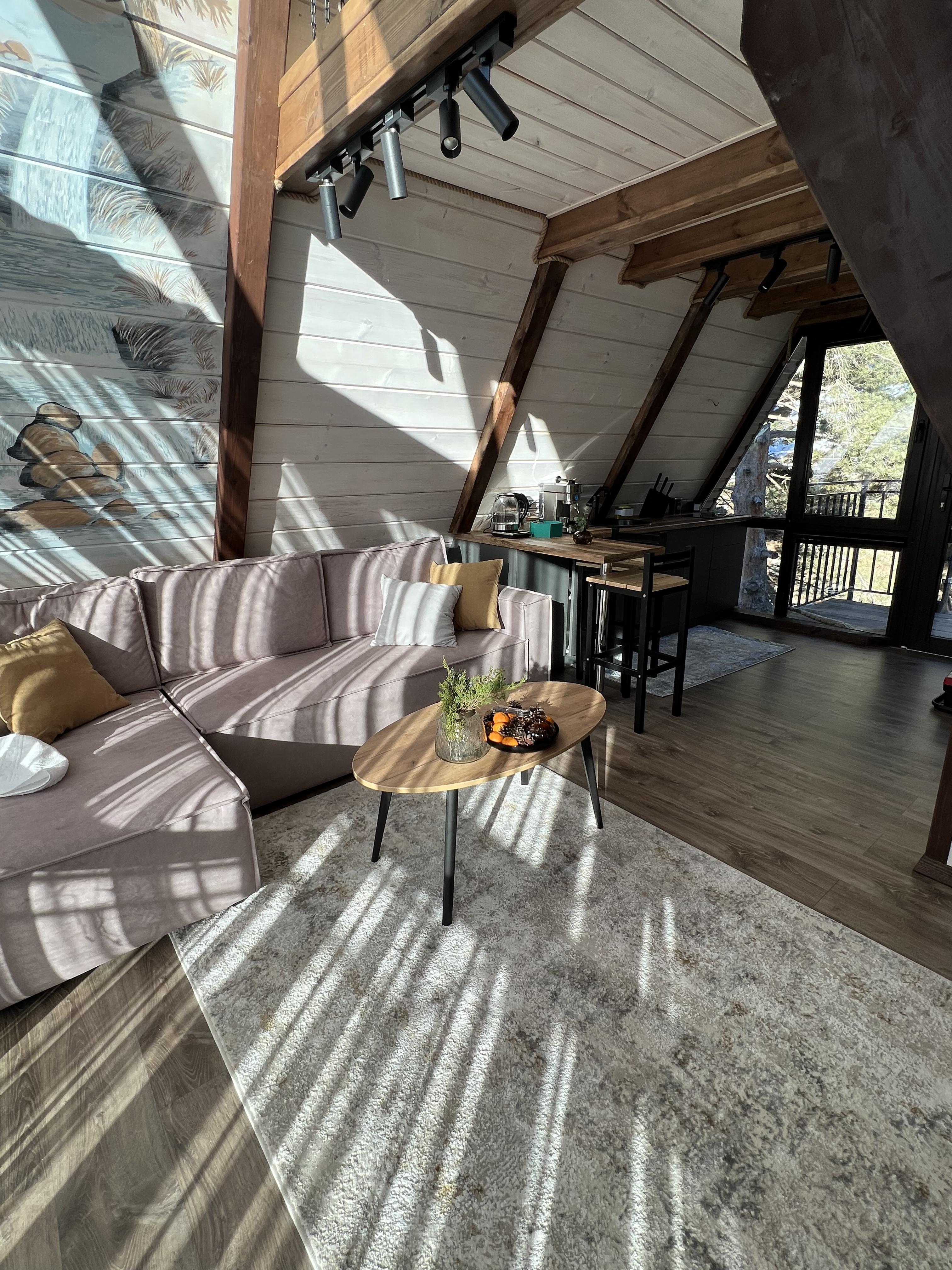 Двухместный номер с 1 кроватью или 2 отдельными кроватями, вид на горы