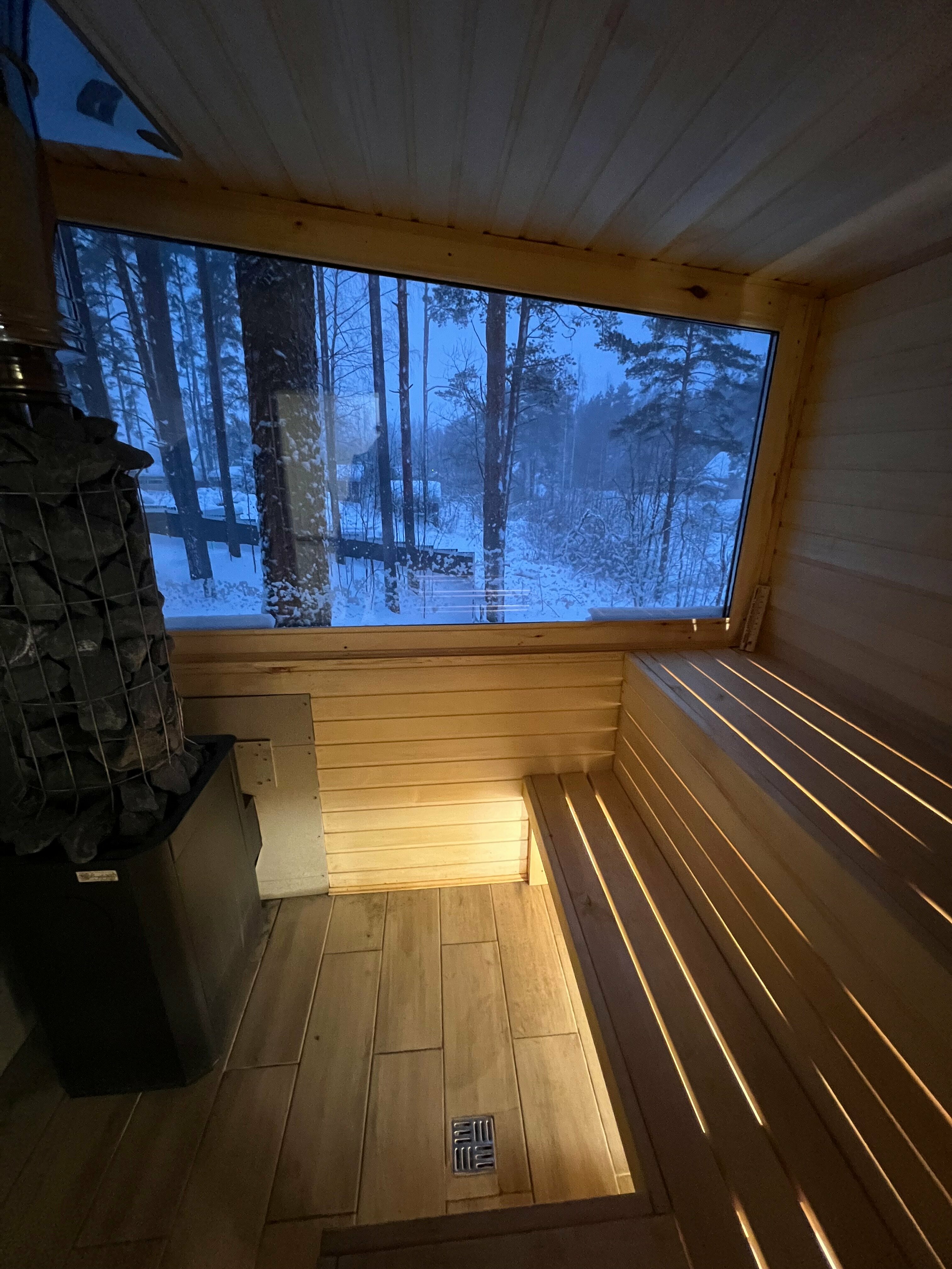 Коттедж с баней и купелью на 4 персоны