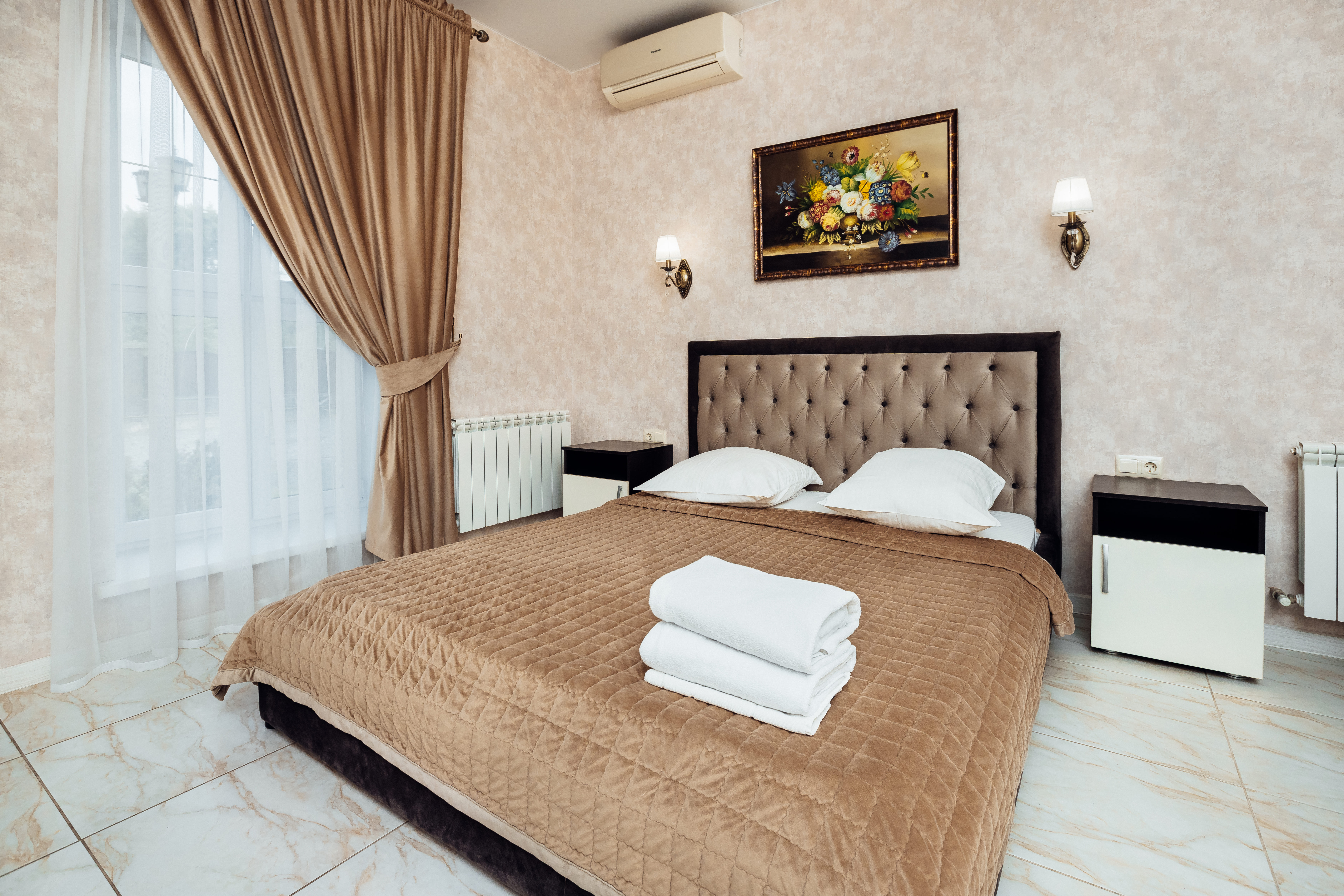 Двухместный номер с 1 кроватью и собственной ванной комнатой