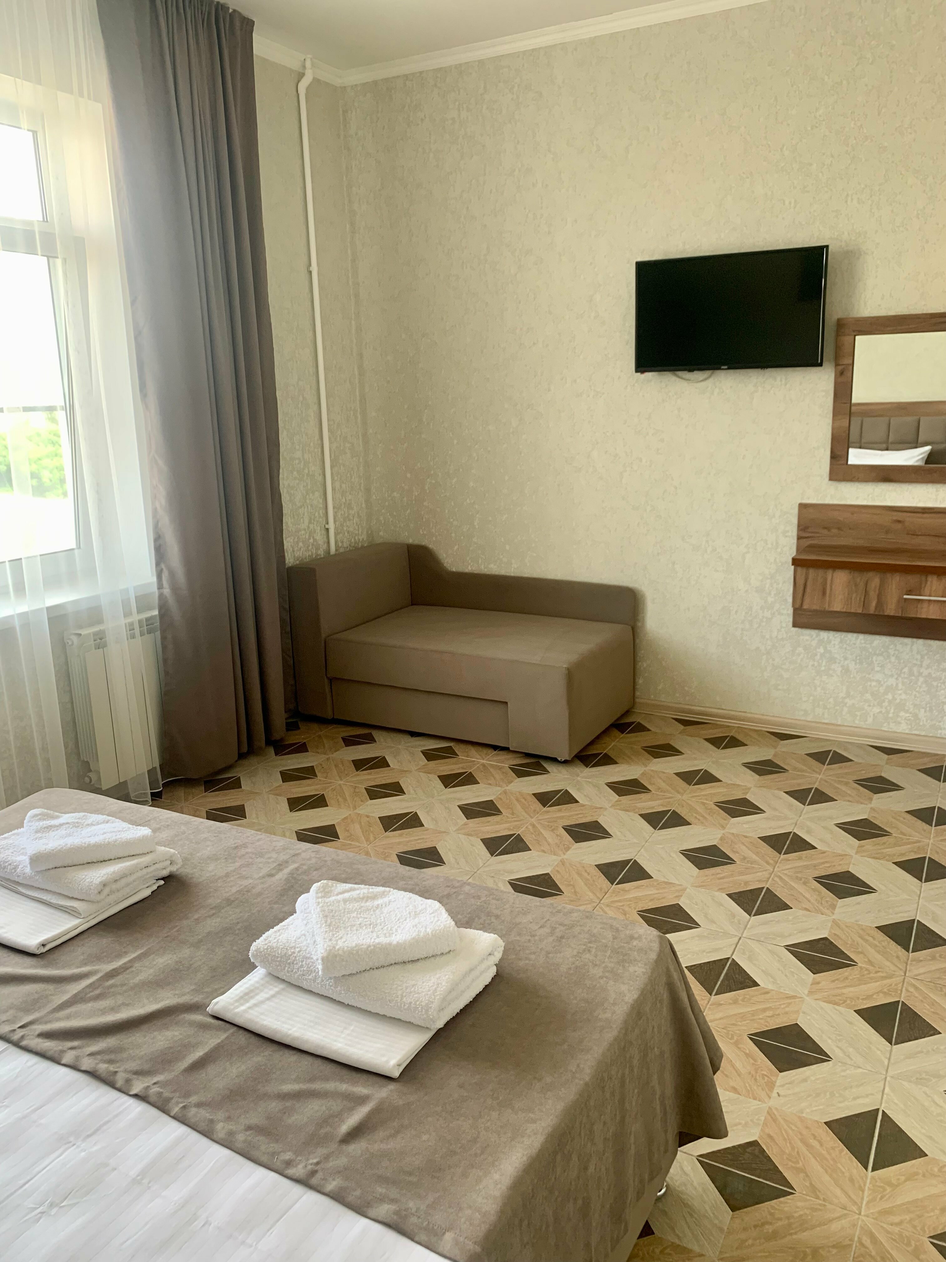 Двухместный номер Делюкс с 1 кроватью и балконом