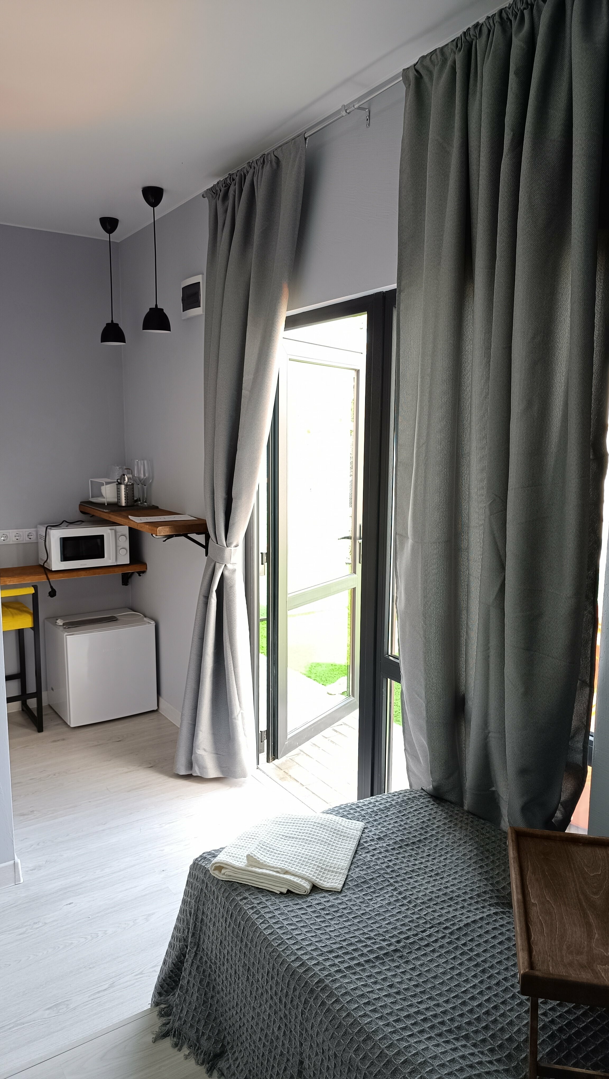 Двухместный номер с 2 отдельными кроватями, вид на сад