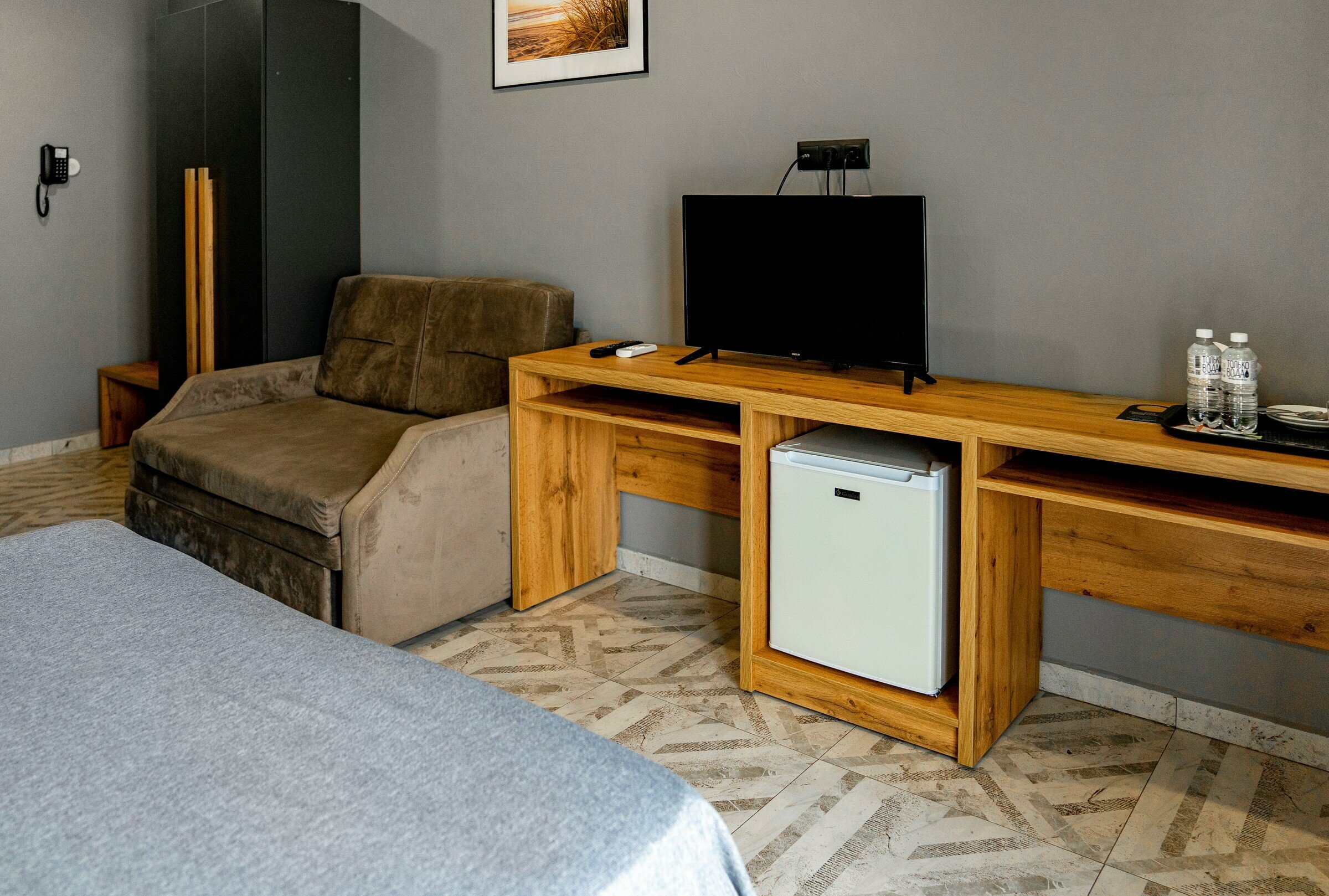 Трехместный номер с видом на море