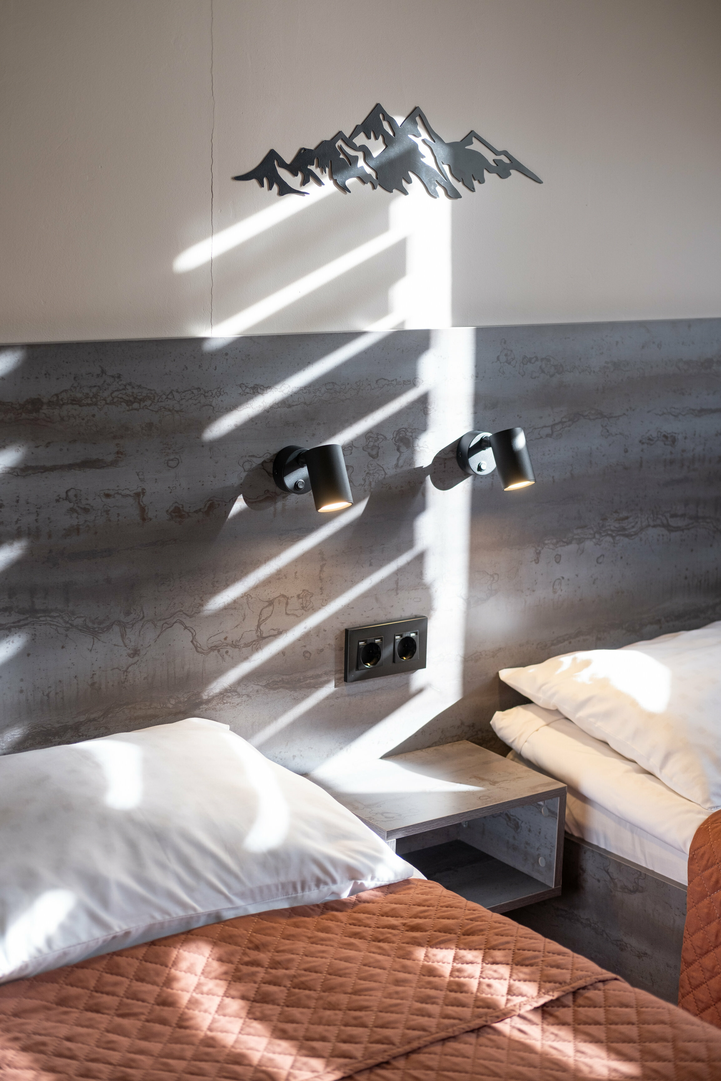 Двухместный номер с 2 отдельными кроватями и душем