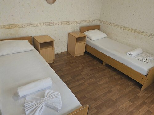 Бюджетный двухместный номер с 2 отдельными кроватями в Хочу на море