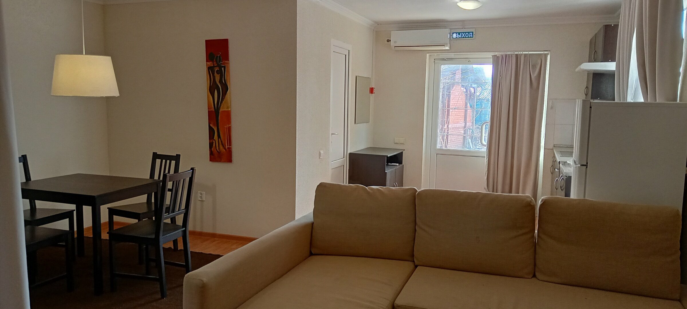 Номер-студия с диваном-кроватью