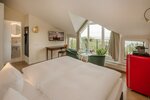 Двухместный номер «Делюкс» с 1 двуспальной кроватью (Sea Side) в Strandhotel Heringsdorf