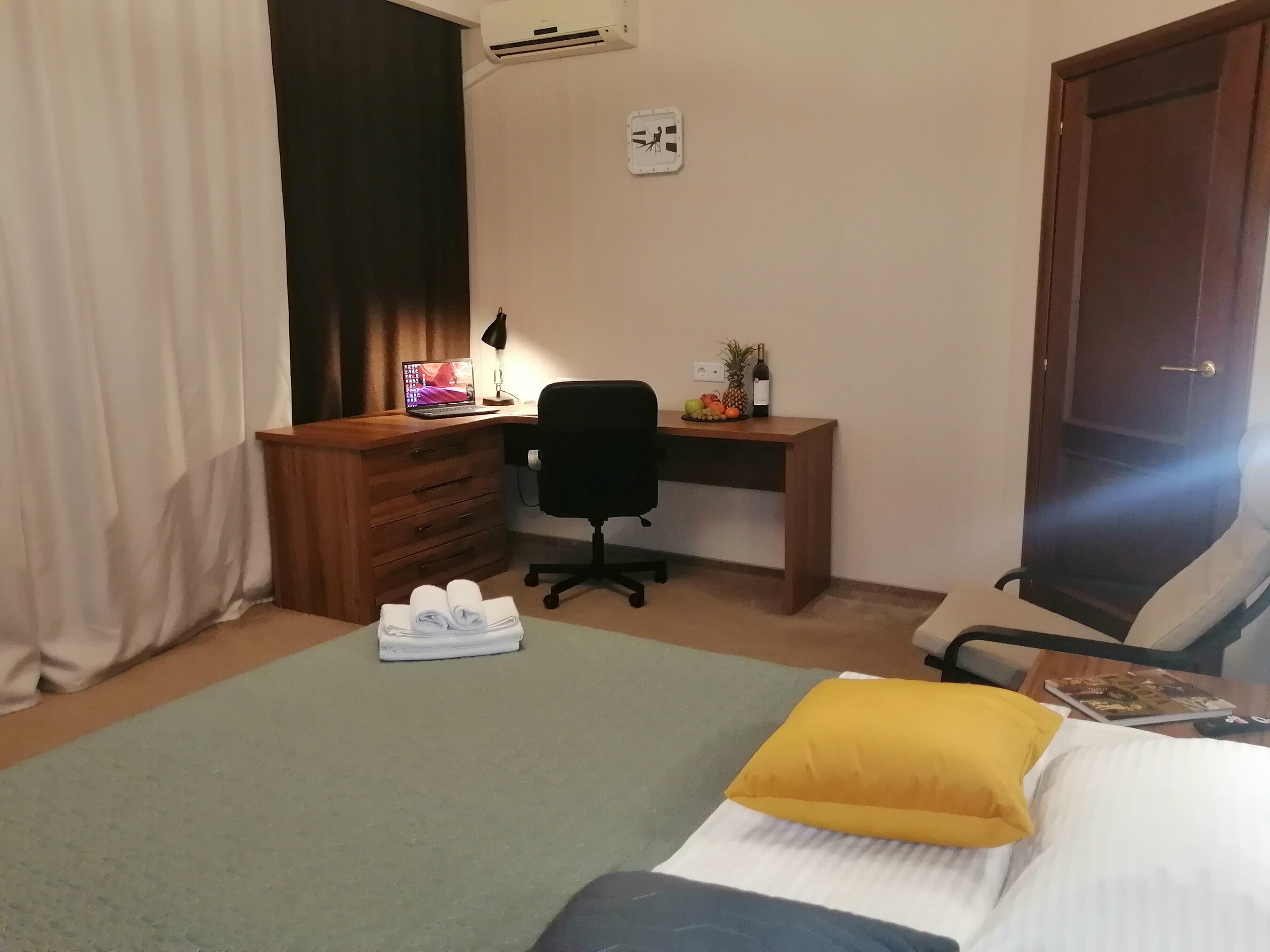 Двухместный номер с 1 кроватью и балконом