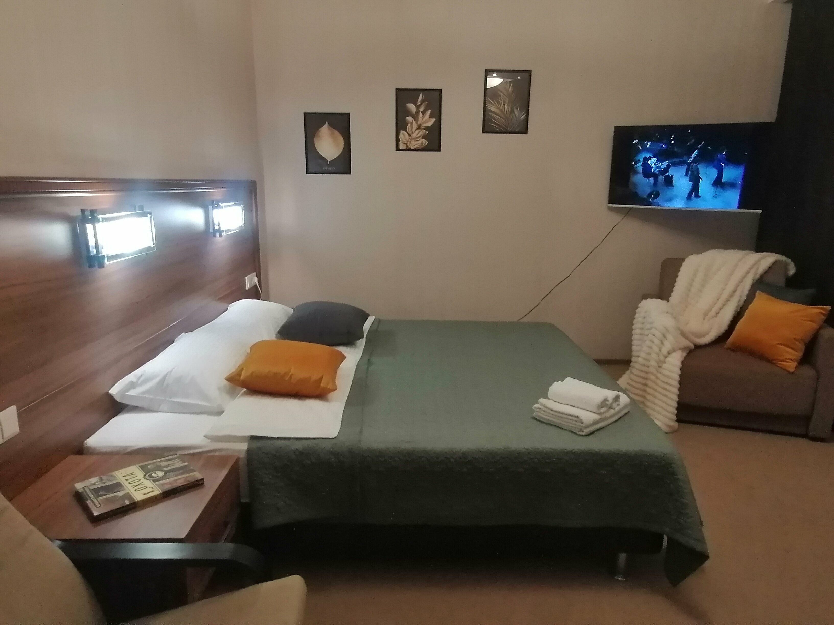 Двухместный номер с 1 кроватью и балконом