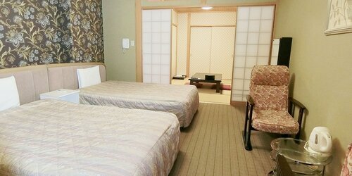 Номер базового типа, для некурящих, холодильник (Japanese/Western Room 202) в Yurakuan Miyazaki