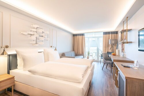 Двухместный номер «Комфорт» с 1 двуспальной кроватью, балкон в Seetelhotel Ostseeresidenz Heringsdorf
