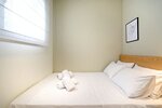 Дизайнерские апартаменты, 2 спальни, первый этаж в Eos Residence