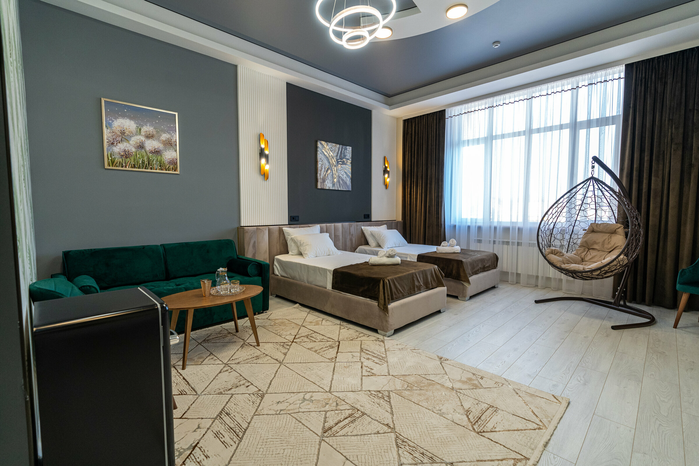 Улучшенный двухместный номер Делюкс с 1 кроватью или 2 отдельными кроватями