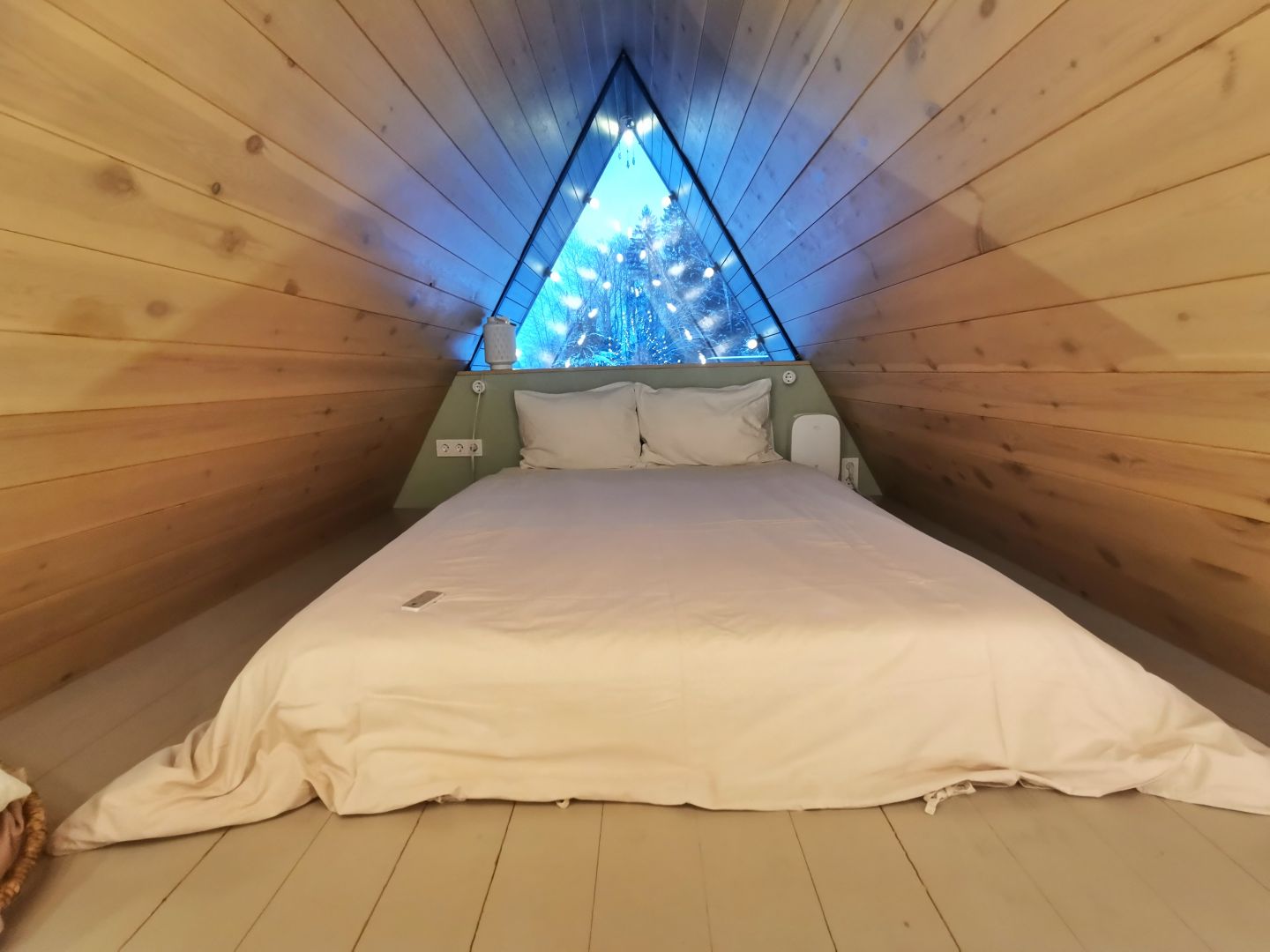 Эстетичный афрейм с панорамным видом на дикий лес