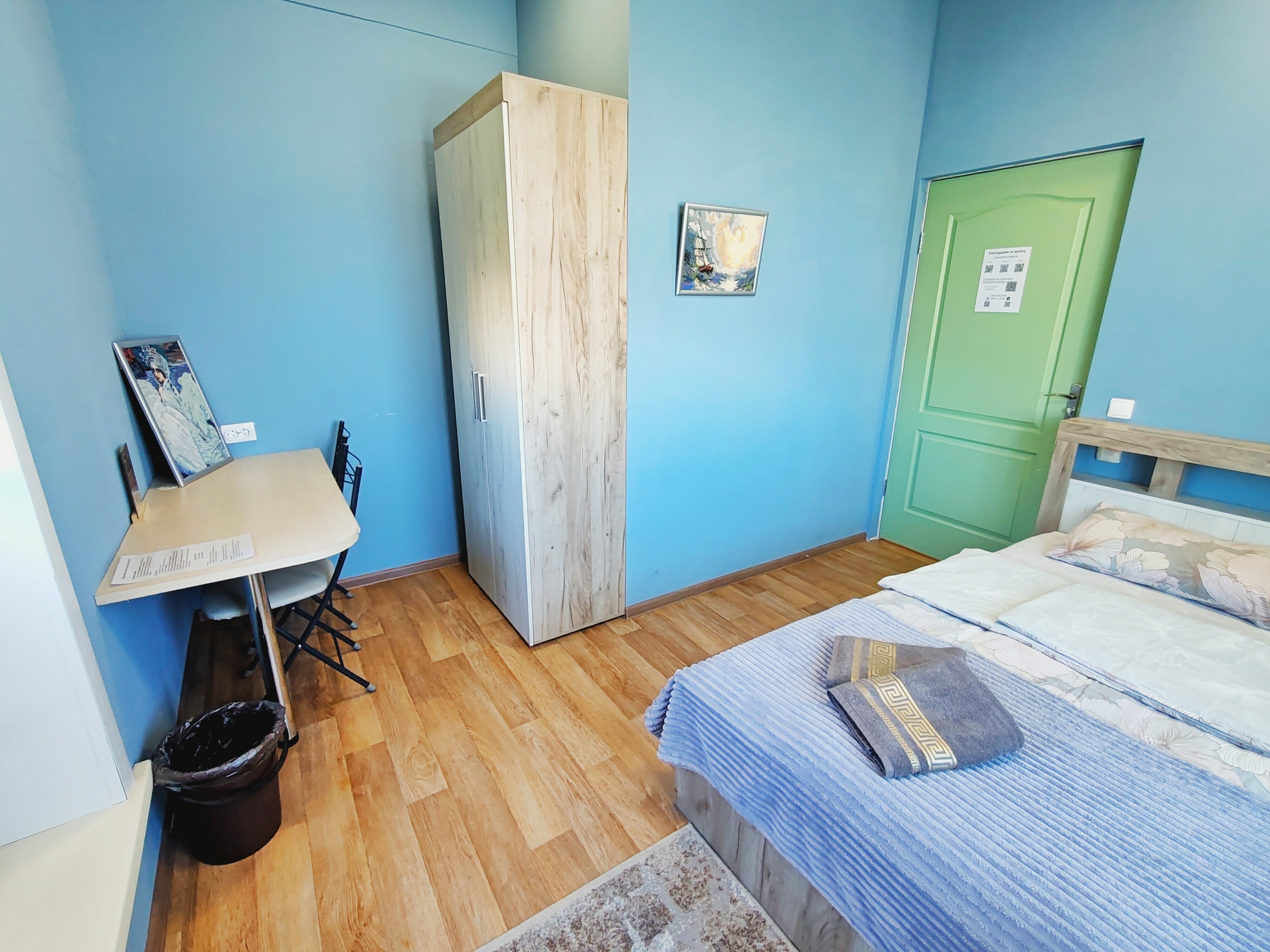 Двухместный номер с 1 кроватью и балконом