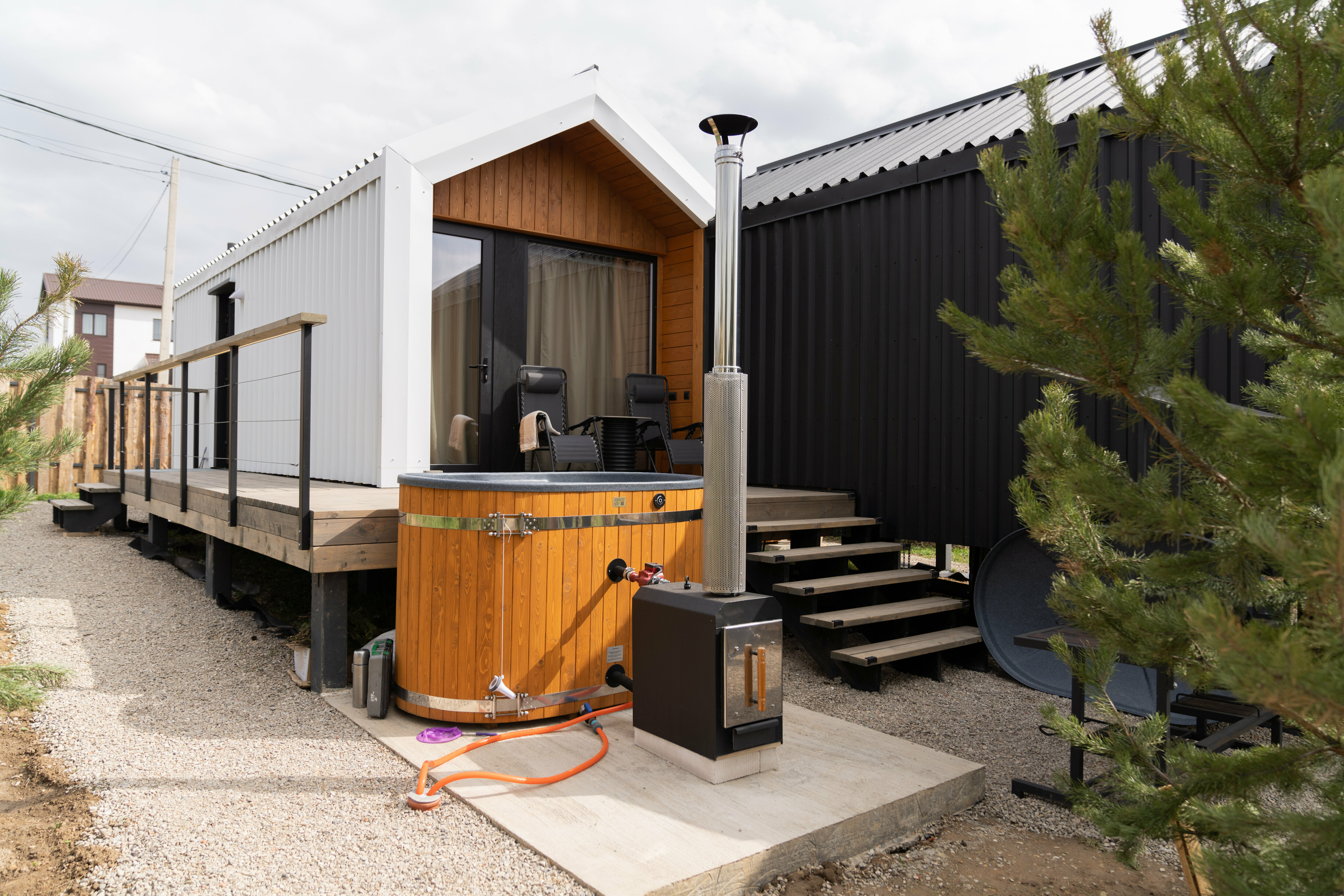 2х местный мини-барн БЕЛЫЙ