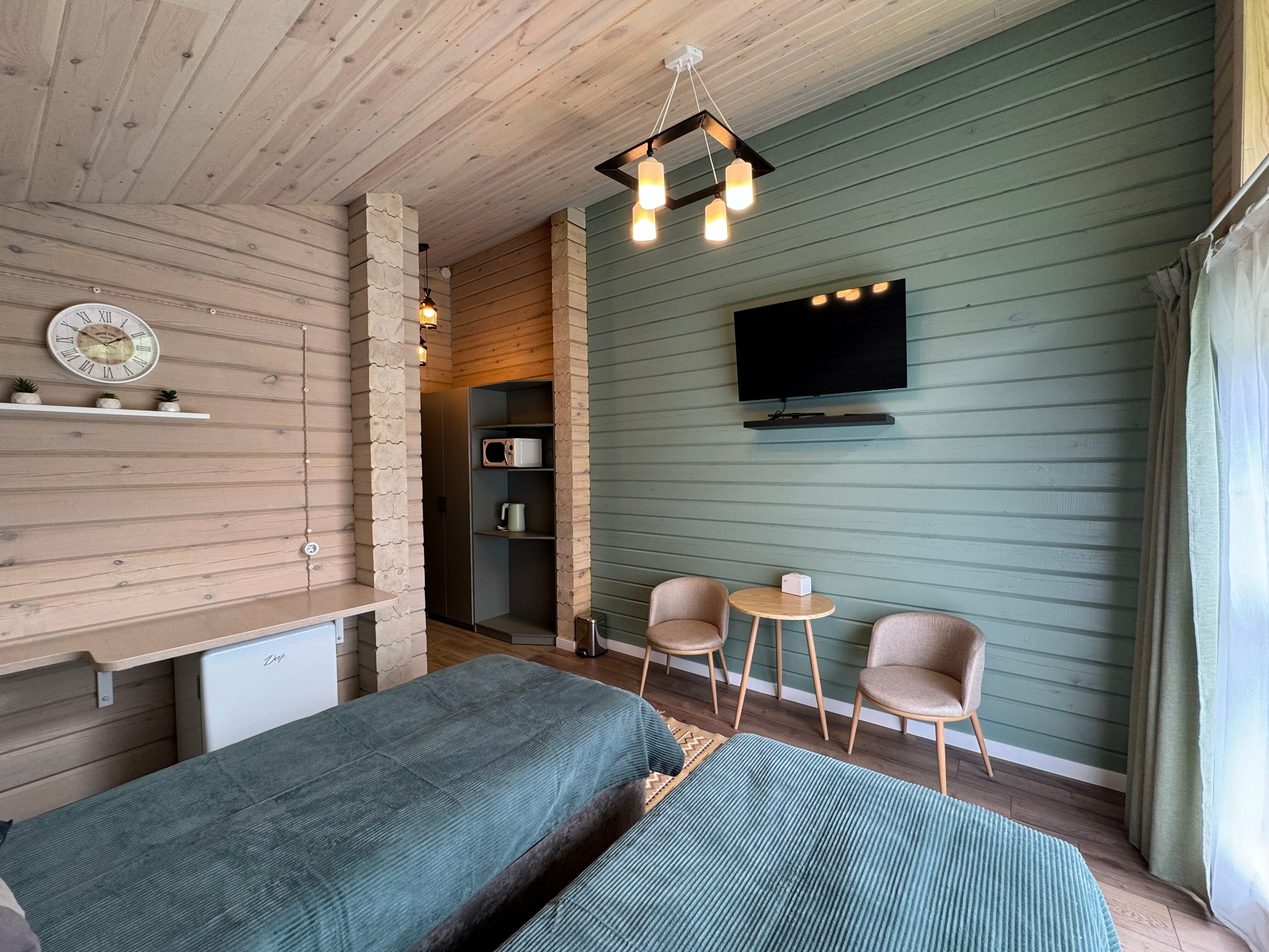 Двухместный номер с 2 отдельными кроватями, вид на горы