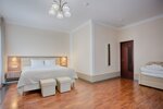 Улучшенный семейный номер с 1 двуспальной кроватью и раскладным диваном в Парк-Отель