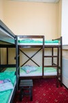 Спальное место на двухъярусной кровати в общем номере для мужчин в Вежливый лось