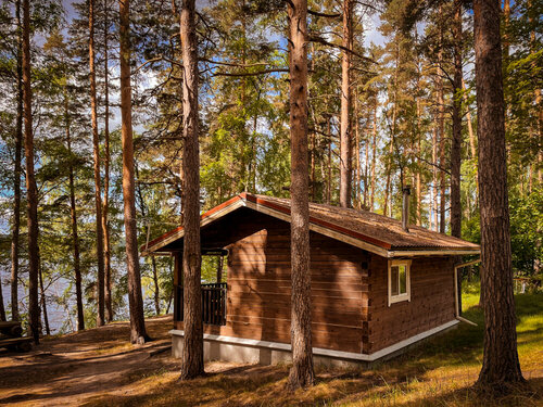 Номер-студия с видом на озеро в Тихая долина