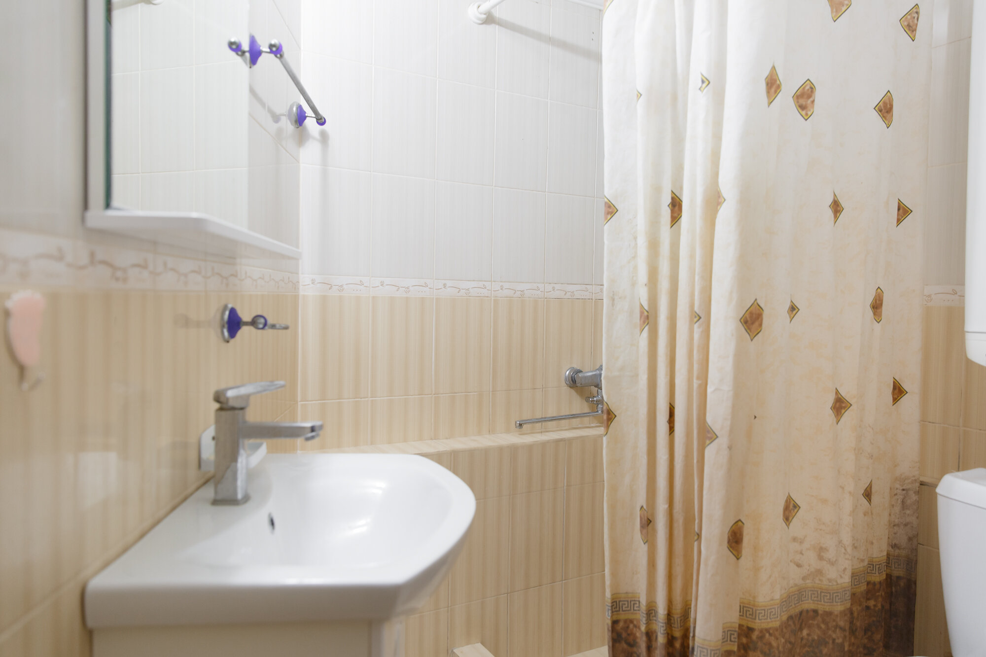 Двухместный номер с 2 отдельными кроватями и душем