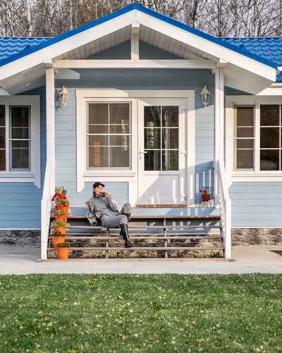 Cемейный номер с собственной ванной комнатой в Эко-ферма "Душевное"