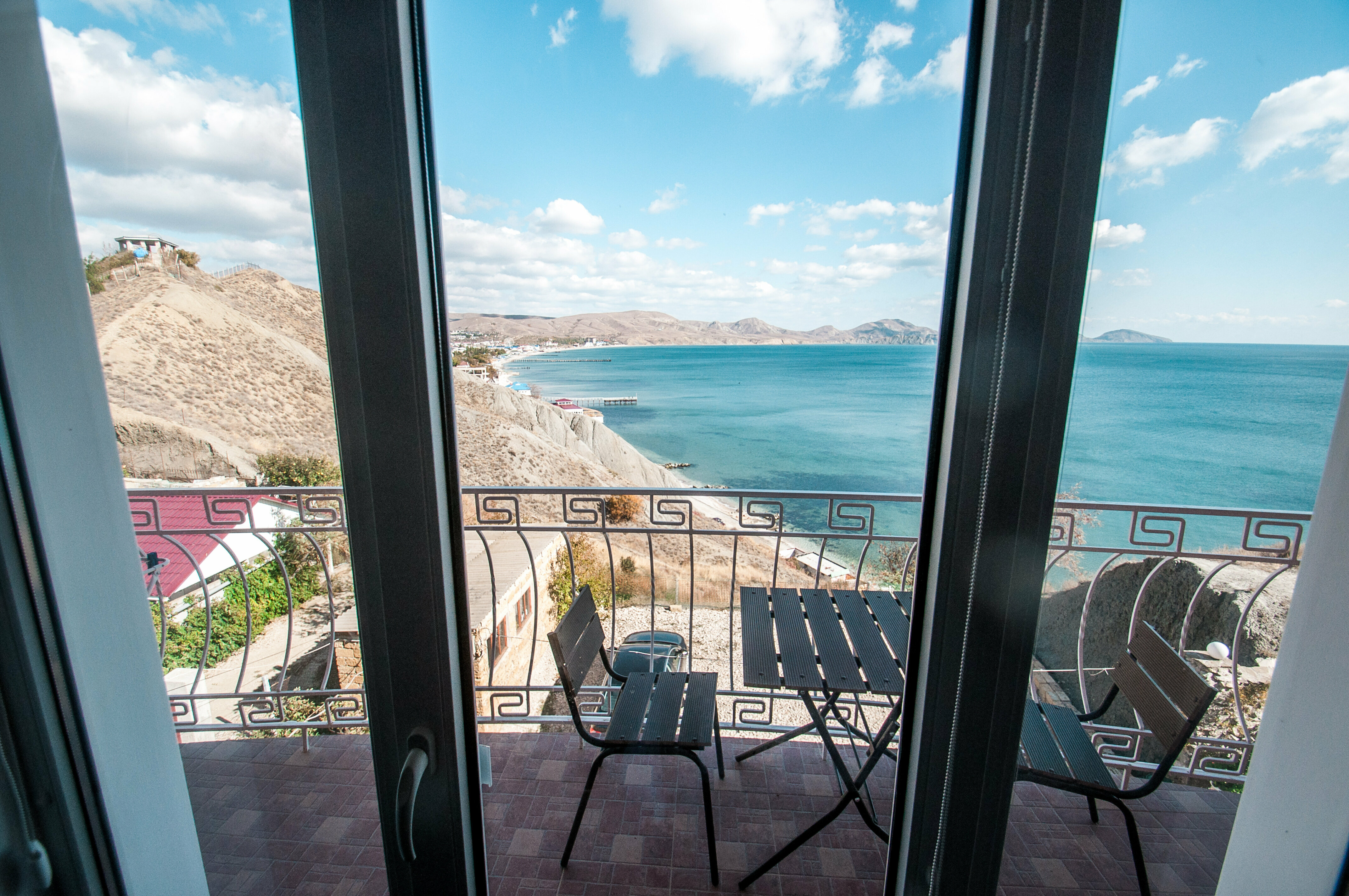 Двухместный номер Делюкс с 1 кроватью и балконом, вид на море