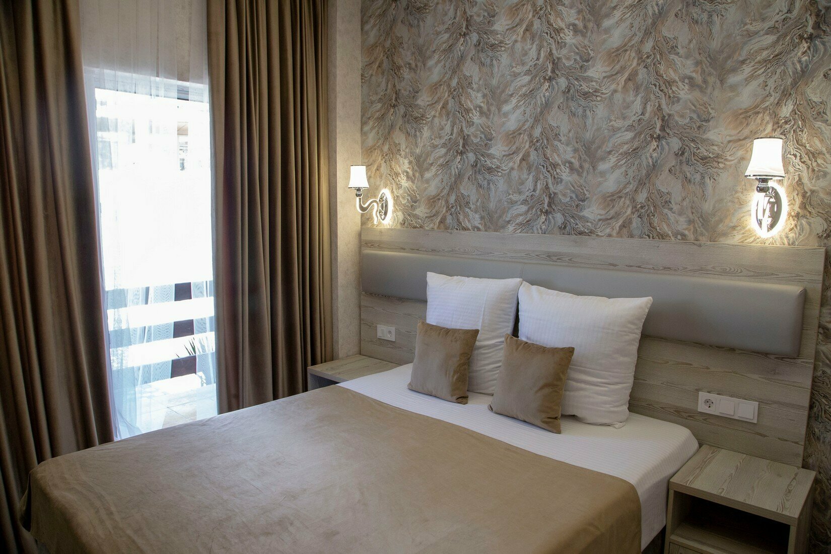 Двухместный номер с 1 кроватью и балконом