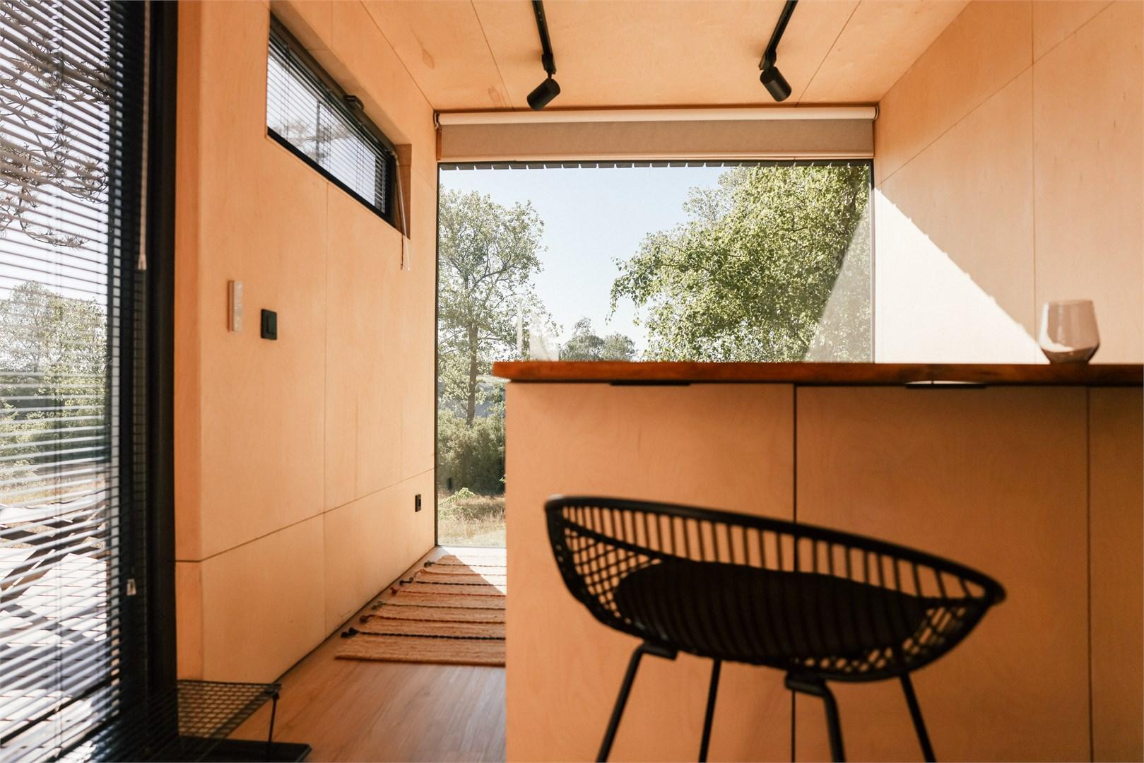 Малый Хитте №5 - с террасой и панорамным окном | красивый вид на дюны, сквозь которые частично видно море