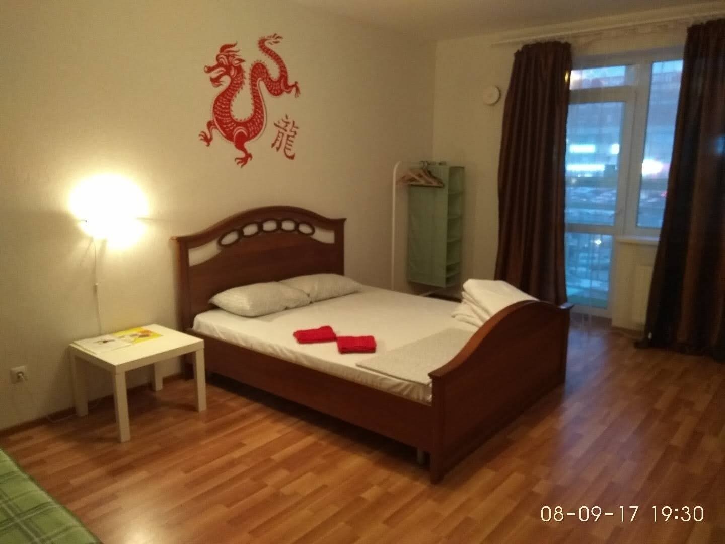 Двухместный номер с 1 кроватью и балконом