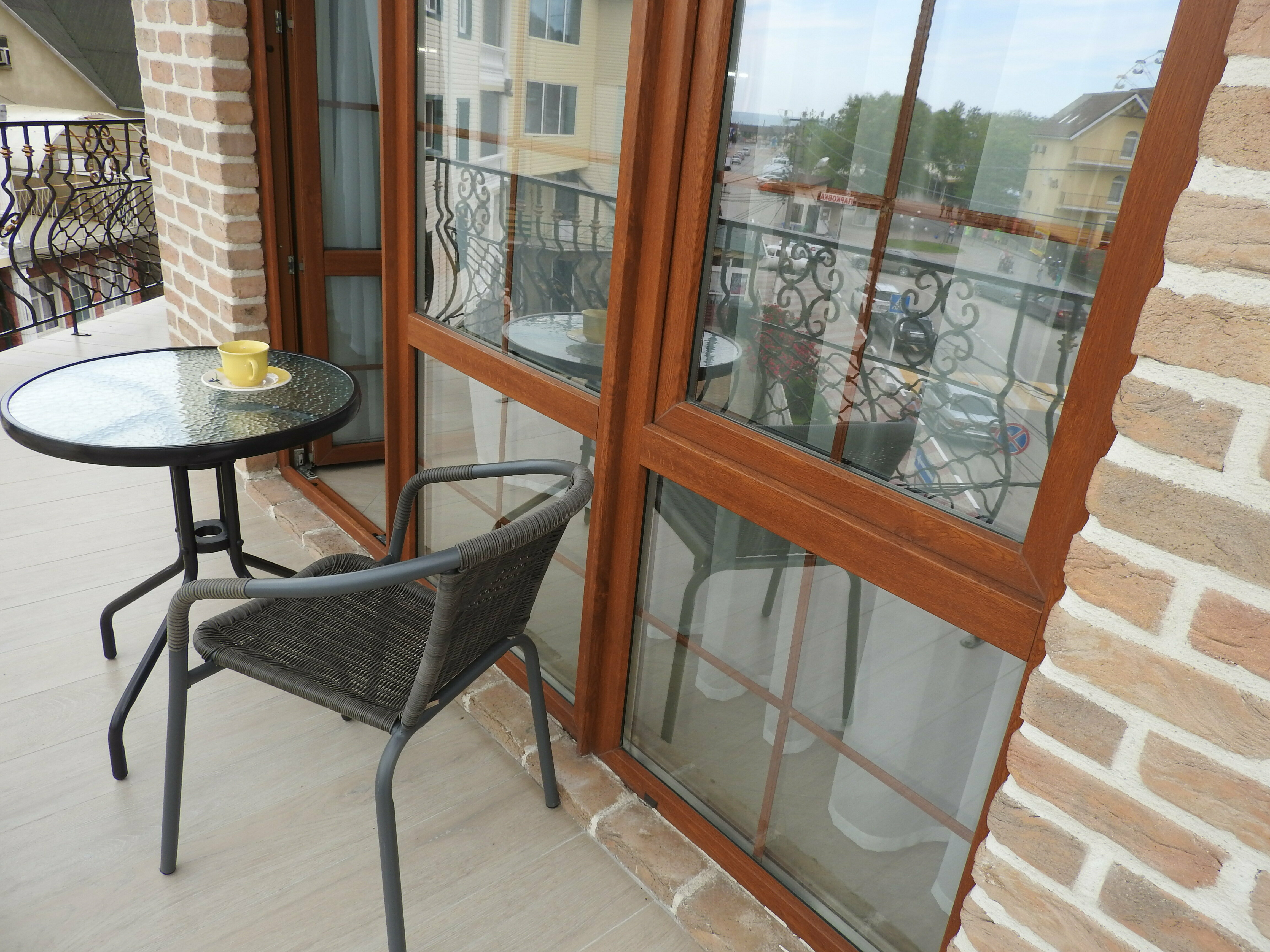 Стандартный двухместный номер с 1 кроватью или 2 отдельными кроватями и балконом