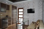 Номер-студия с кроватью размера "king-size" и диван-кроватью в Хельга парк Фрунзе