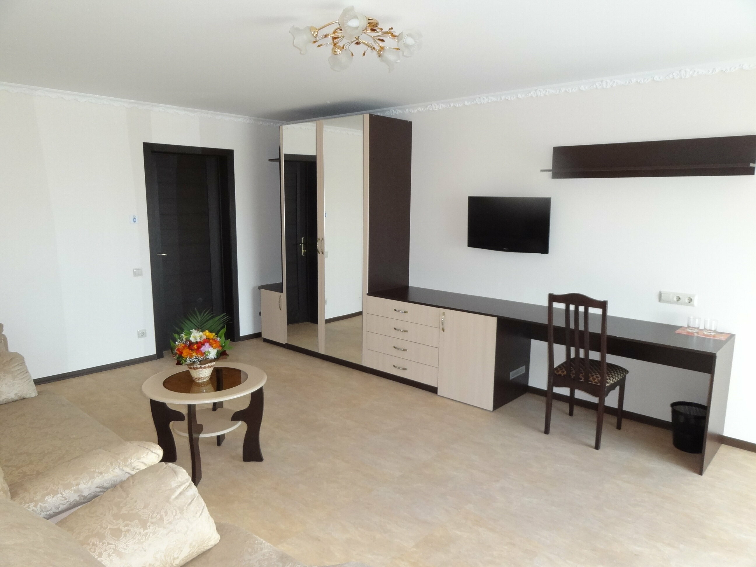 Двухкомнатный семейный делюкс с балконами и видом на море