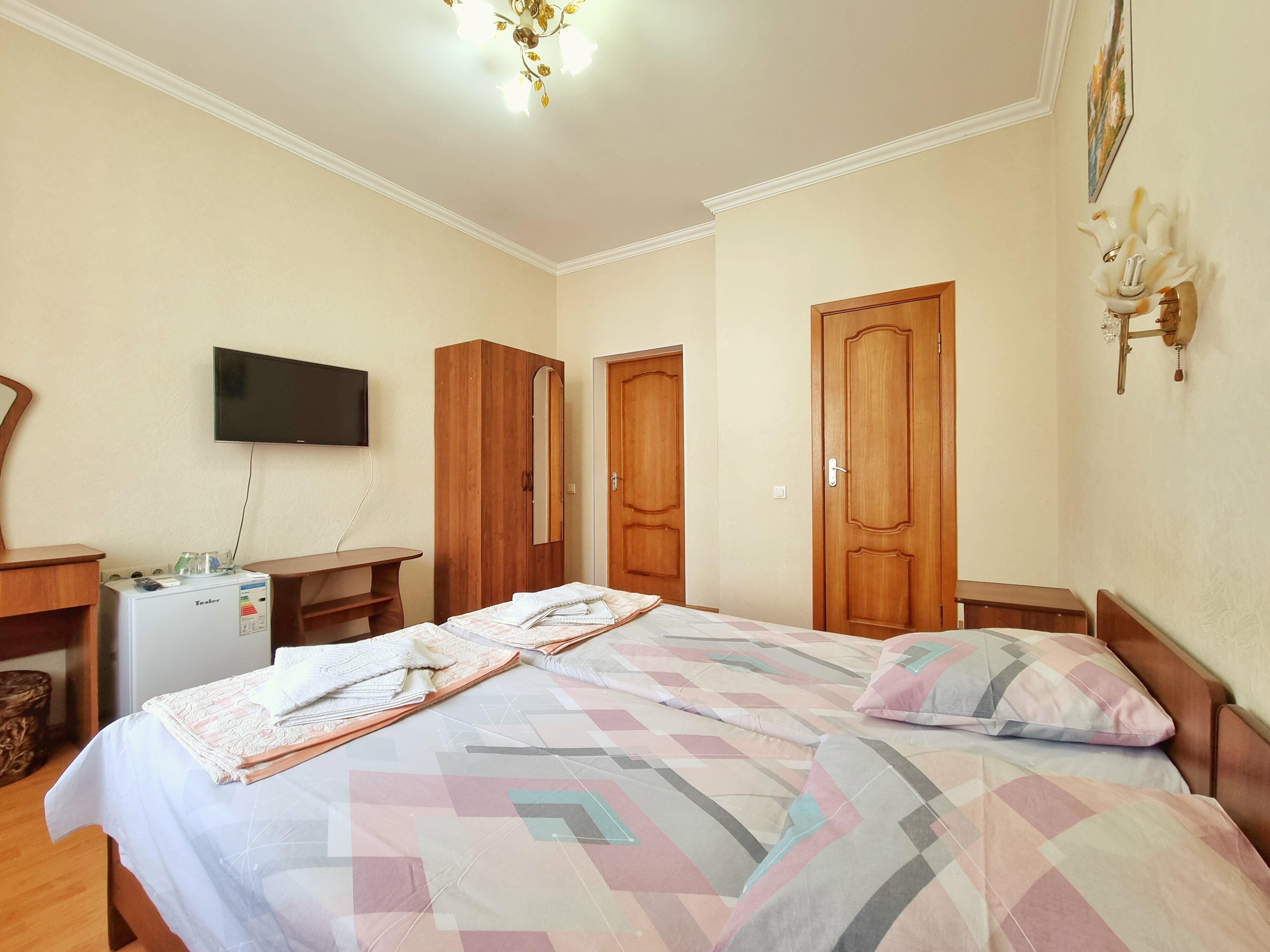 Двухместный номер с 2 отдельными кроватями и балконом