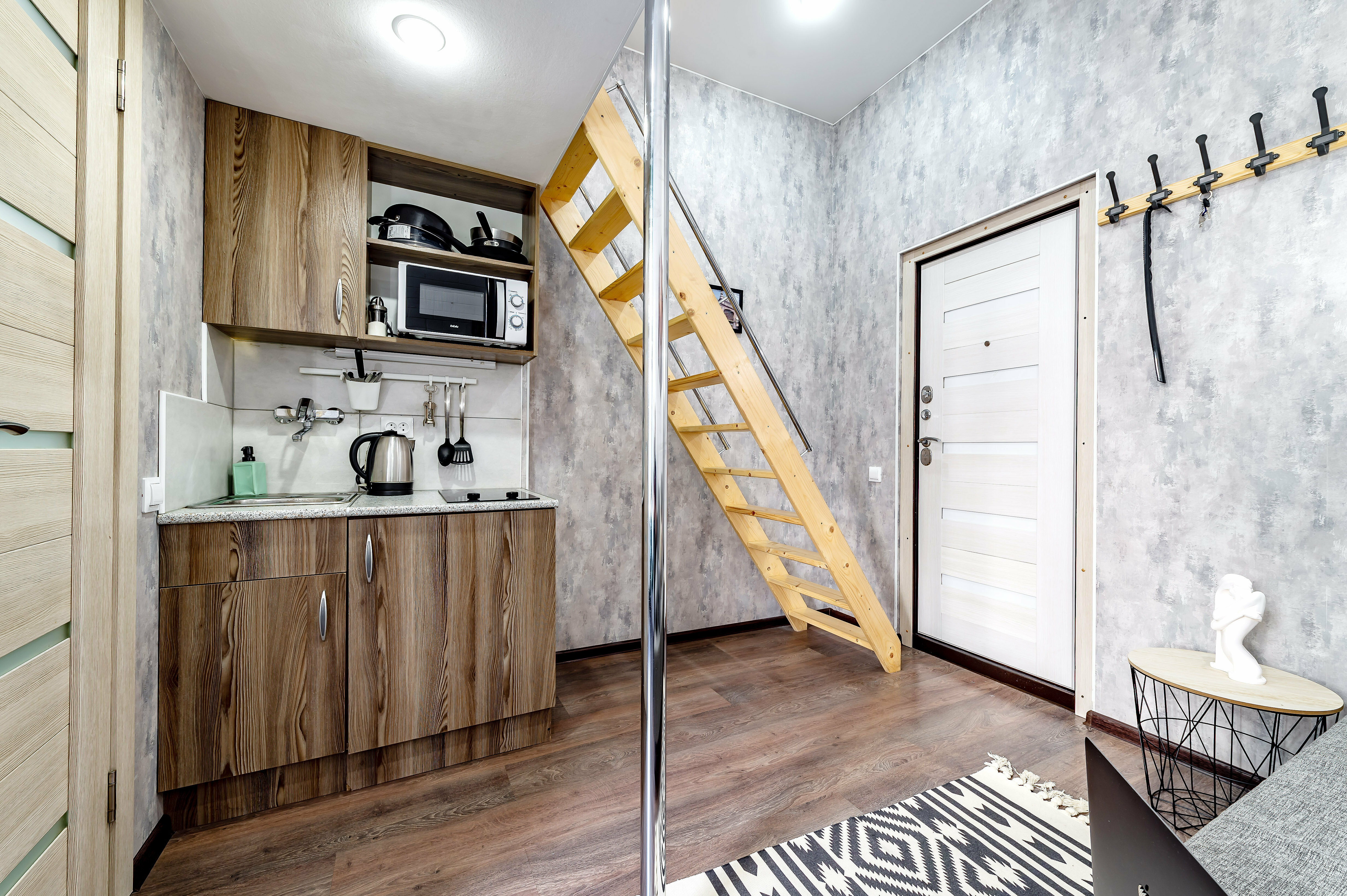 Двухуровневый четырёхместный  номер стандарт  с кухней на ул Гороховая