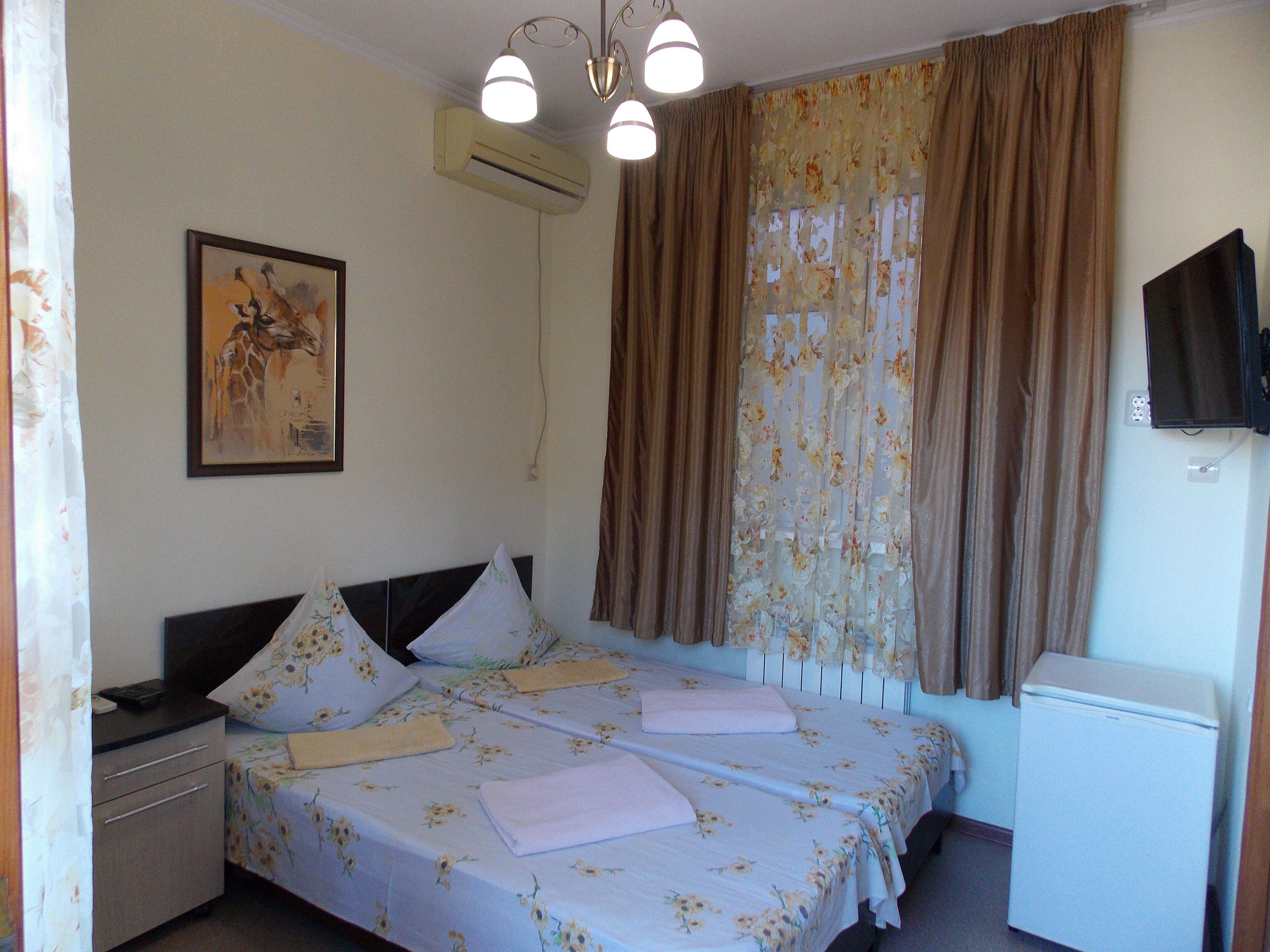 Двухместный номер с 2 отдельными кроватями и душем