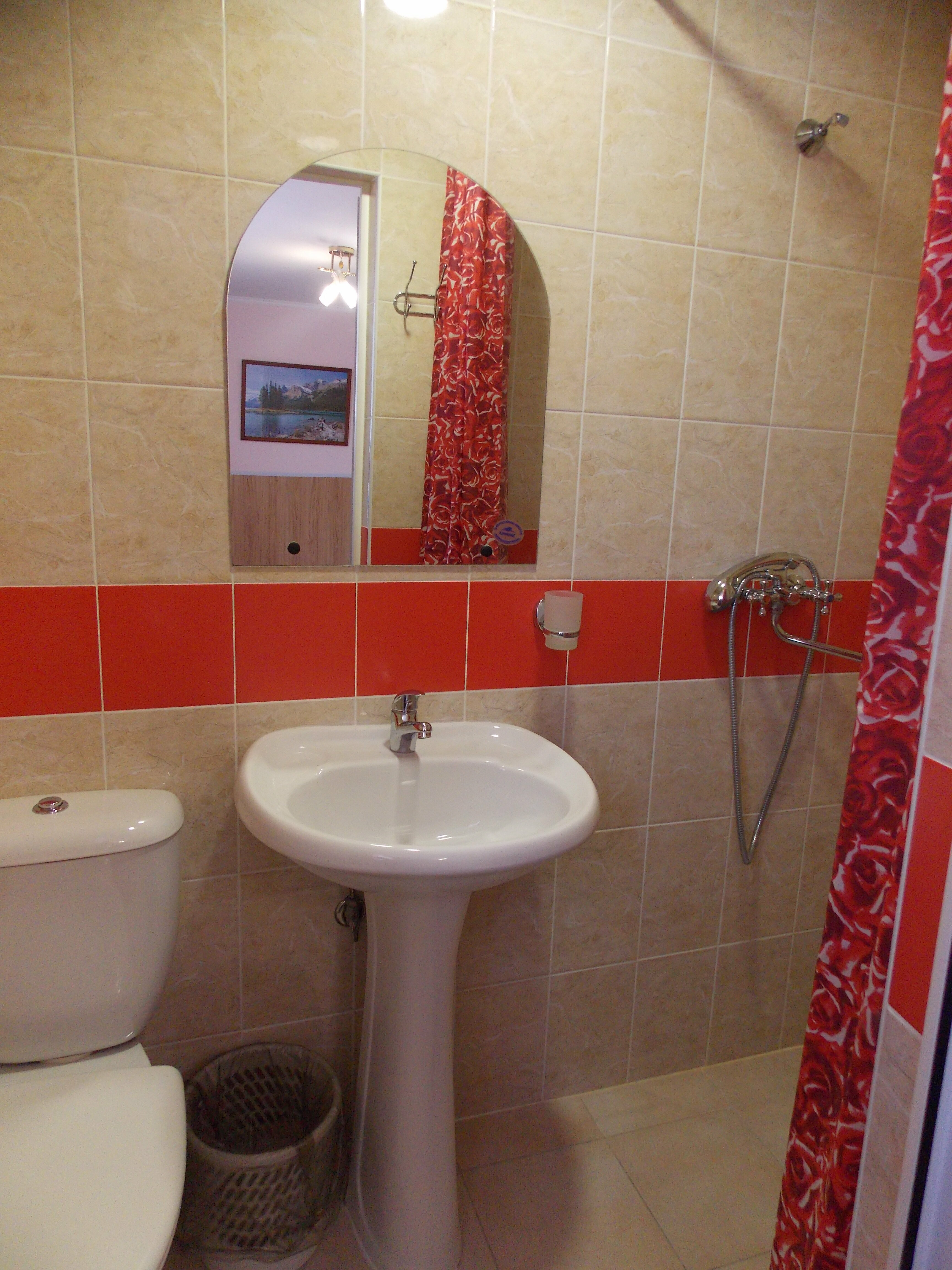 Двухместный номер с 2 отдельными кроватями и душем