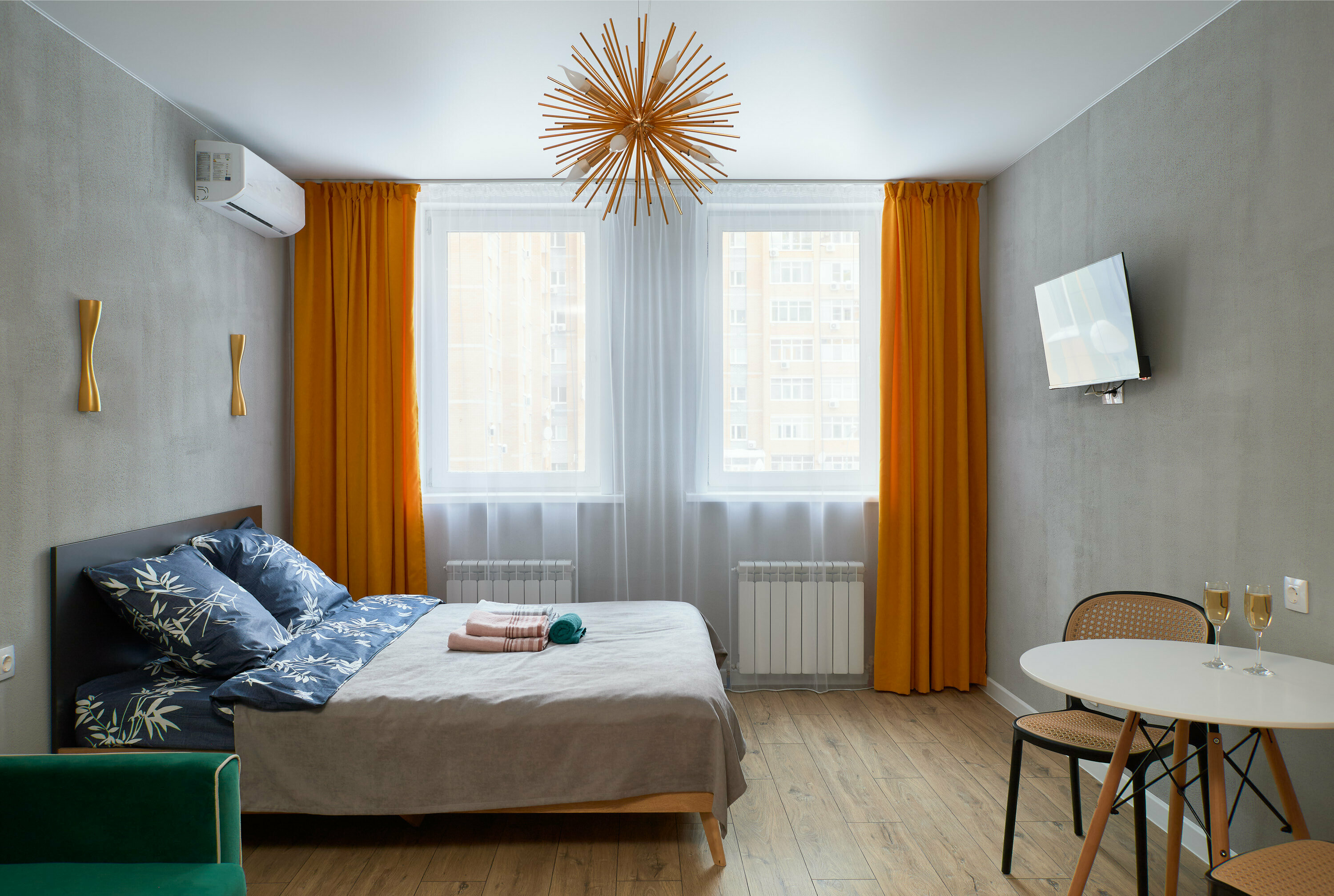 Номер-студия Делюкс с кроватью размера «queen-size»