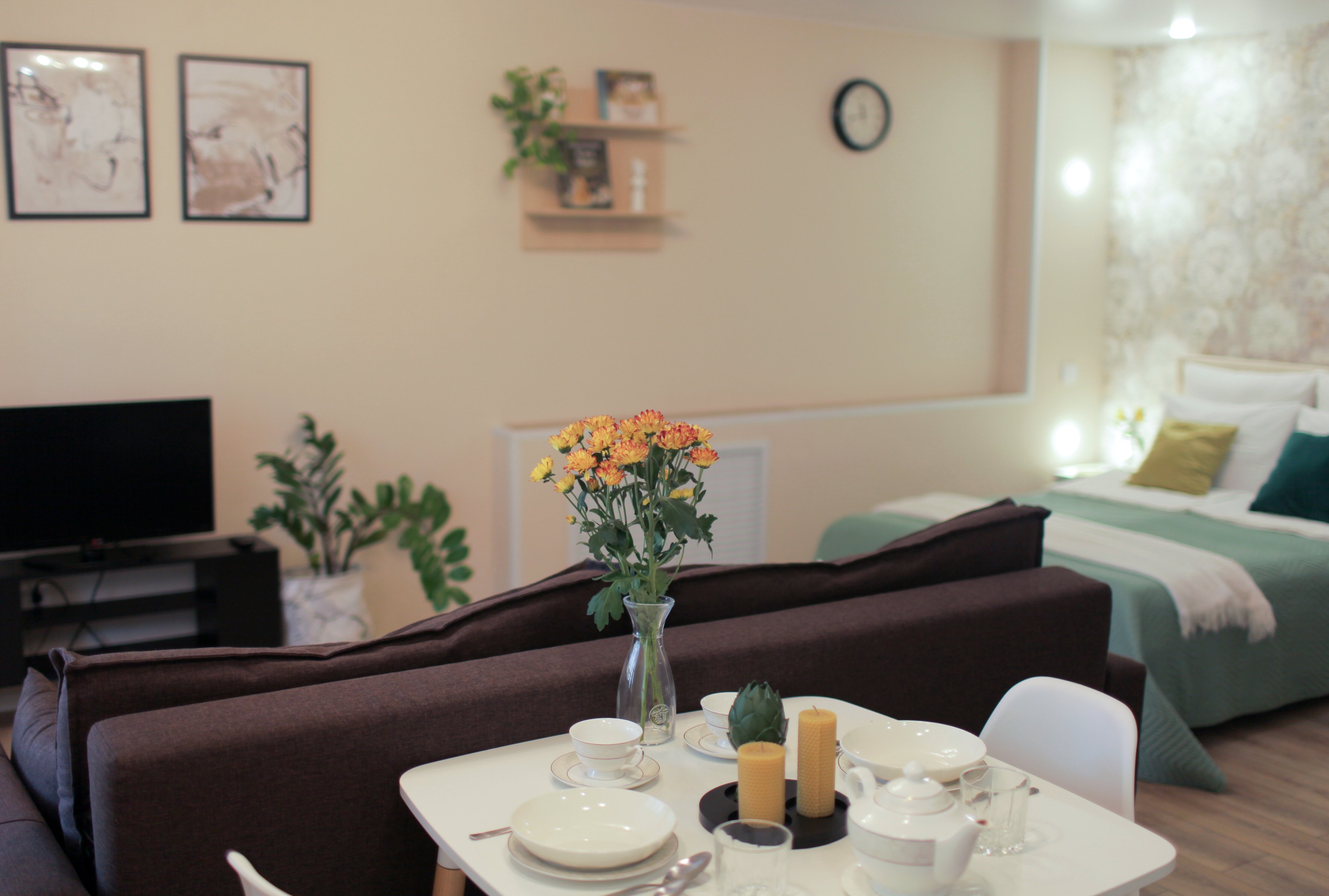 Номер-студия с диваном-кроватью